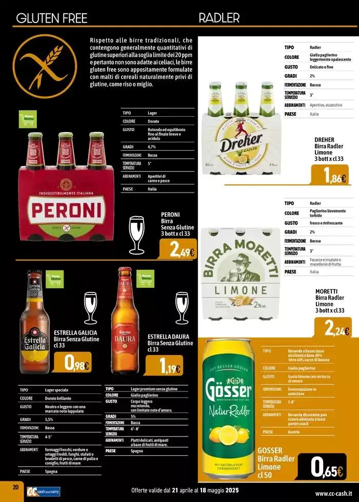 Carta birre 2025 da 22 aprile a 18 maggio di 2025 - Pagina del volantino 20