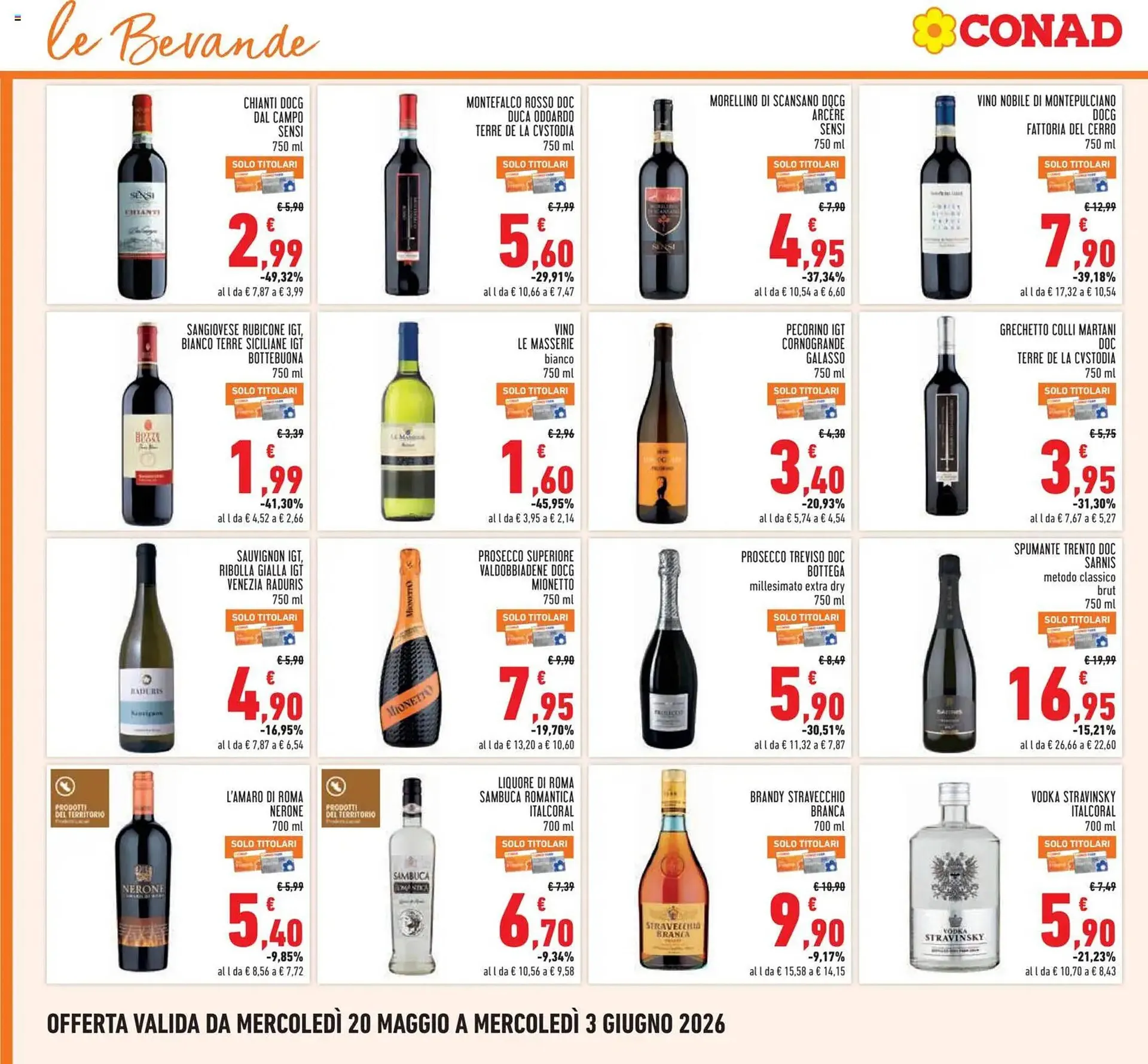 Volantino Conad da 20 maggio a 3 giugno di 2026 - Pagina del volantino 20