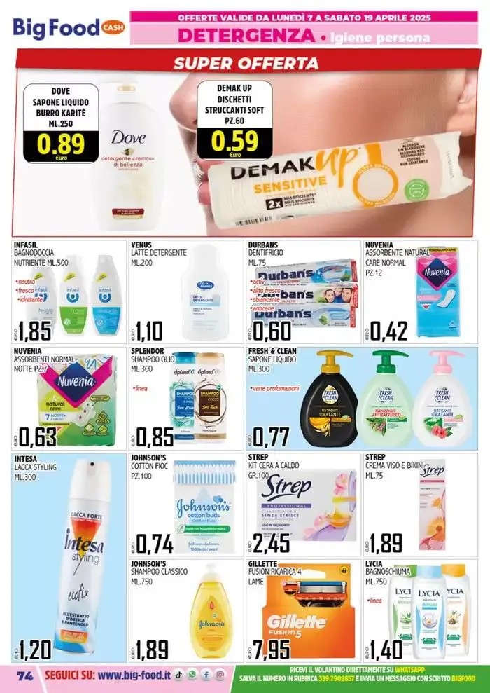 Buona Pasqua da 7 aprile a 19 aprile di 2025 - Pagina del volantino 74