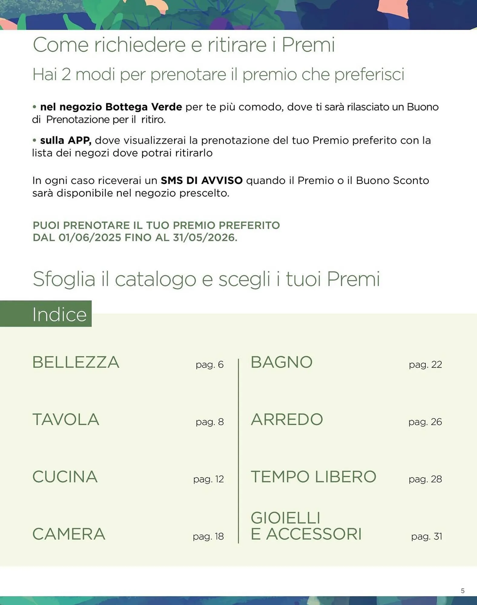 Volantino Bottega Verde da 5 giugno a 31 marzo di 2026 - Pagina del volantino 5