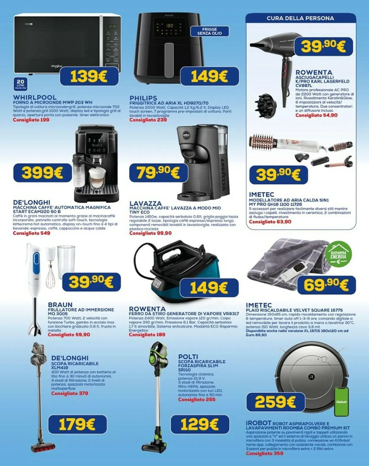 Euronics - Corso Umberto, 95, 07012, Bonorva (SS) Volantino attuale da 2 gennaio a 17 gennaio di 2024 - Pagina del volantino 6