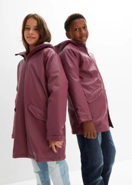 Giacca impermeabile termica con pellicciotto