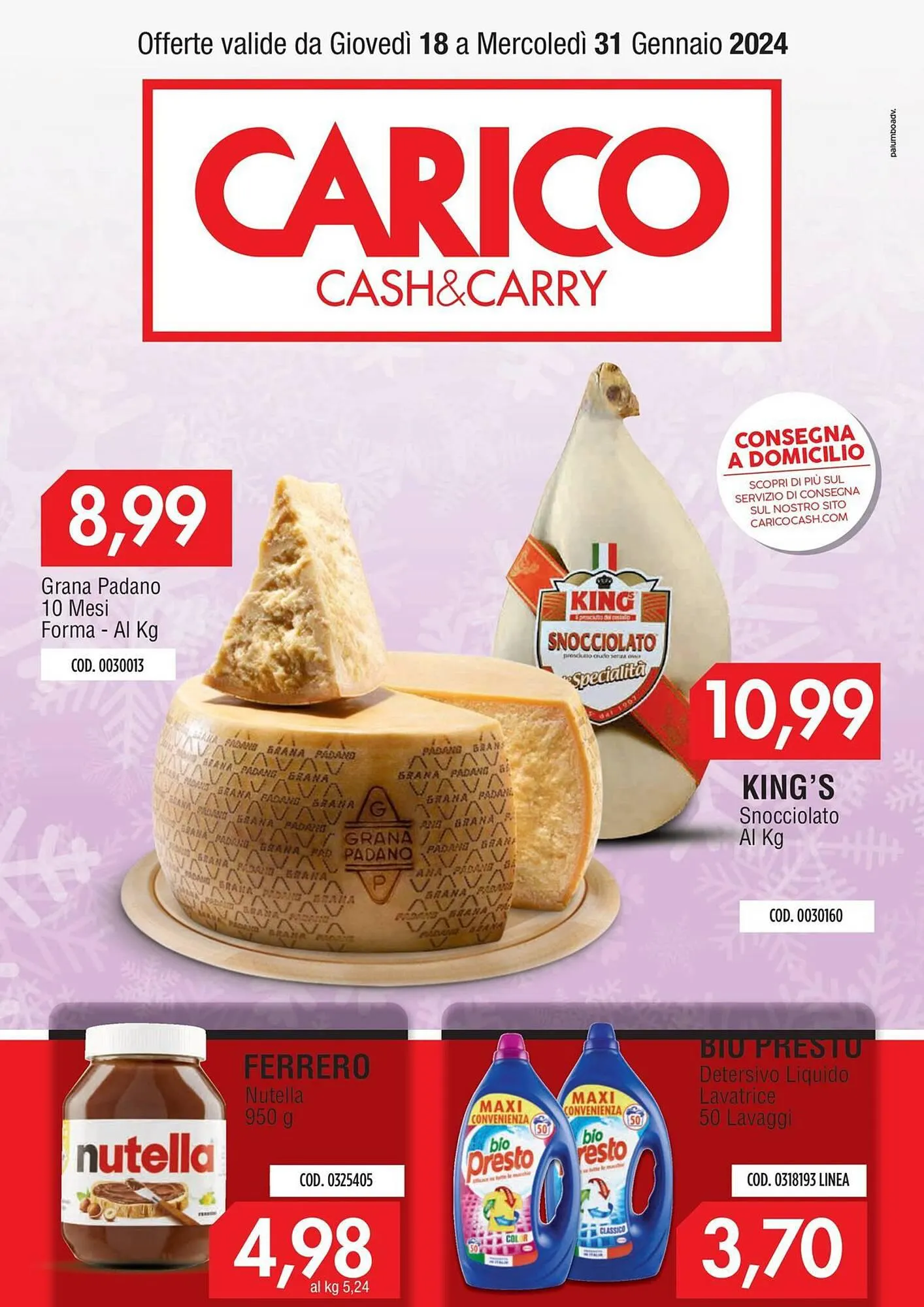 Volantino Carico Cash & Carry da 18 gennaio a 31 gennaio di 2024 - Pagina del volantino 1