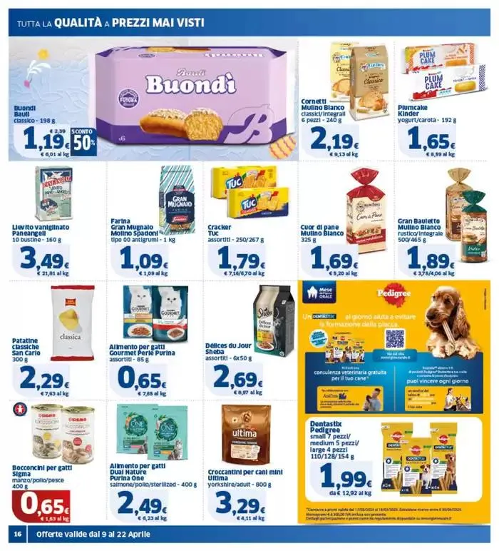 Buona Pasqua da 9 aprile a 22 aprile di 2025 - Pagina del volantino 16