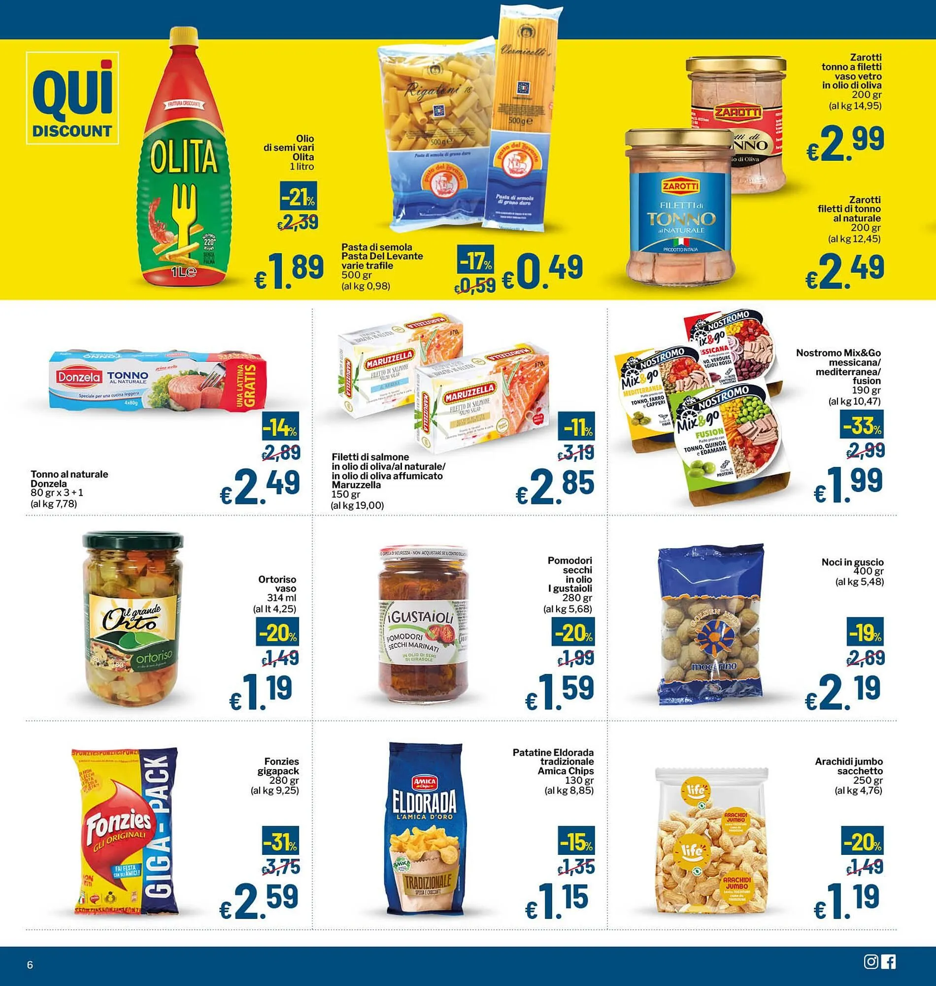 Volantino Qui Discount da 1 luglio a 13 luglio di 2025 - Pagina del volantino 6