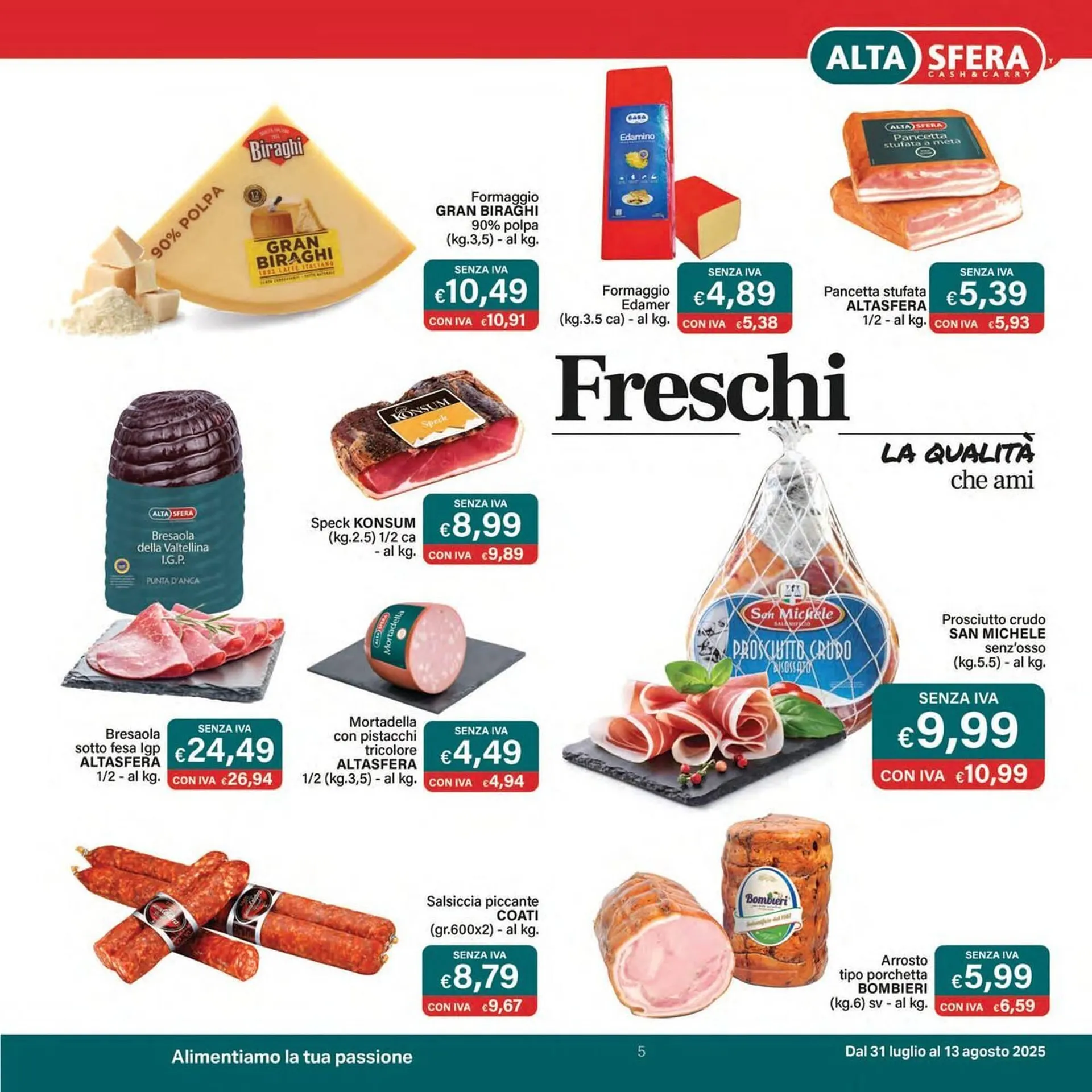 Volantino Altasfera da 31 luglio a 13 agosto di 2025 - Pagina del volantino 5