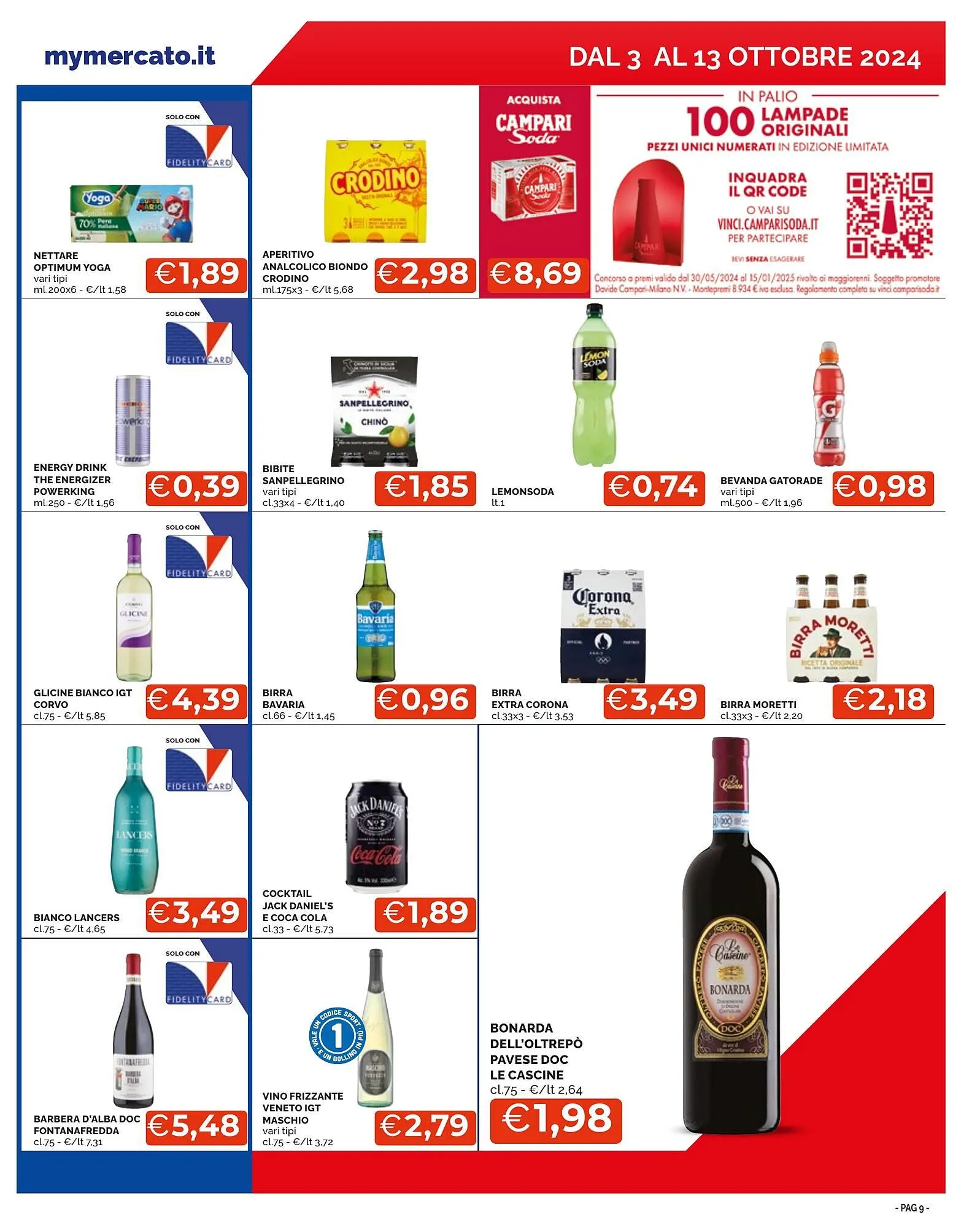 Volantino Mercatò Extra da 3 ottobre a 13 ottobre di 2024 - Pagina del volantino 9
