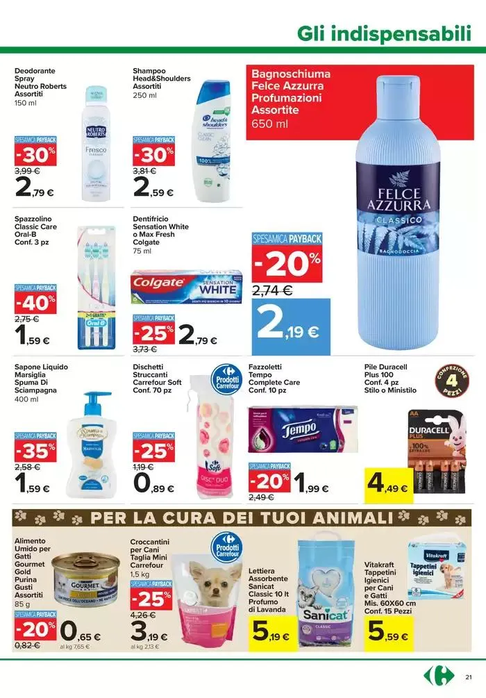 Sconti di pasqua da 3 aprile a 21 aprile di 2025 - Pagina del volantino 21