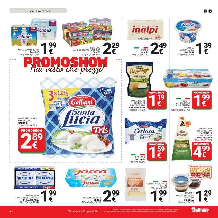 Promo show da 9 agosto a 19 agosto di 2024 - Pagina del volantino 10