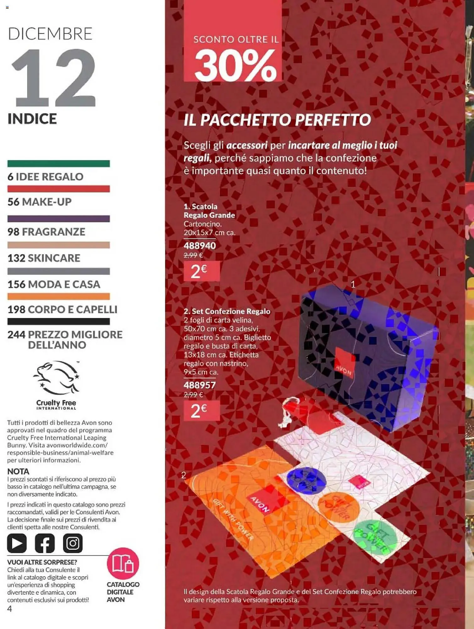 Catalogo Avon da 1 dicembre a 30 dicembre di 2025 - Pagina del volantino 4