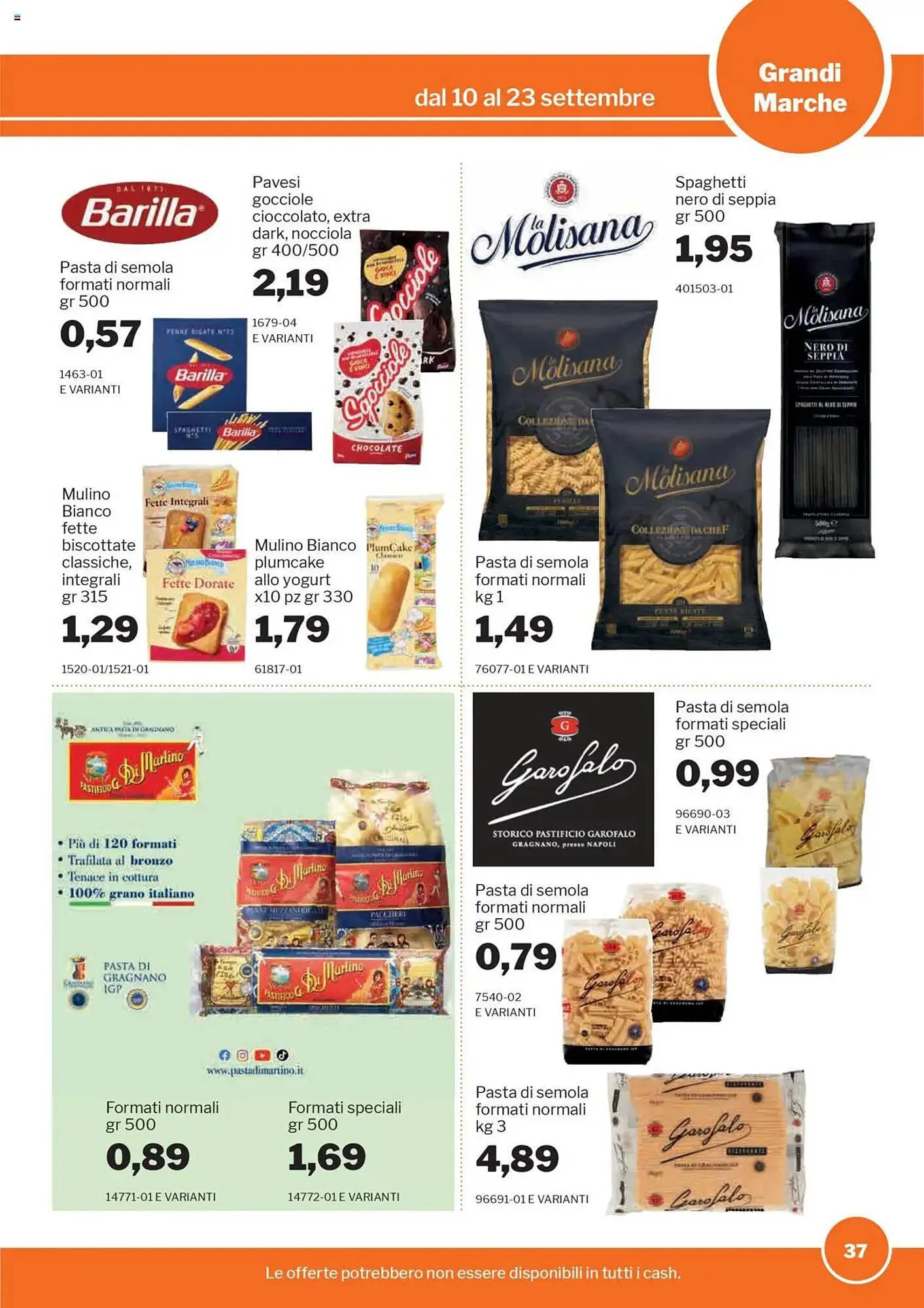 Volantino GrosMarket da 10 settembre a 23 settembre di 2025 - Pagina del volantino 37