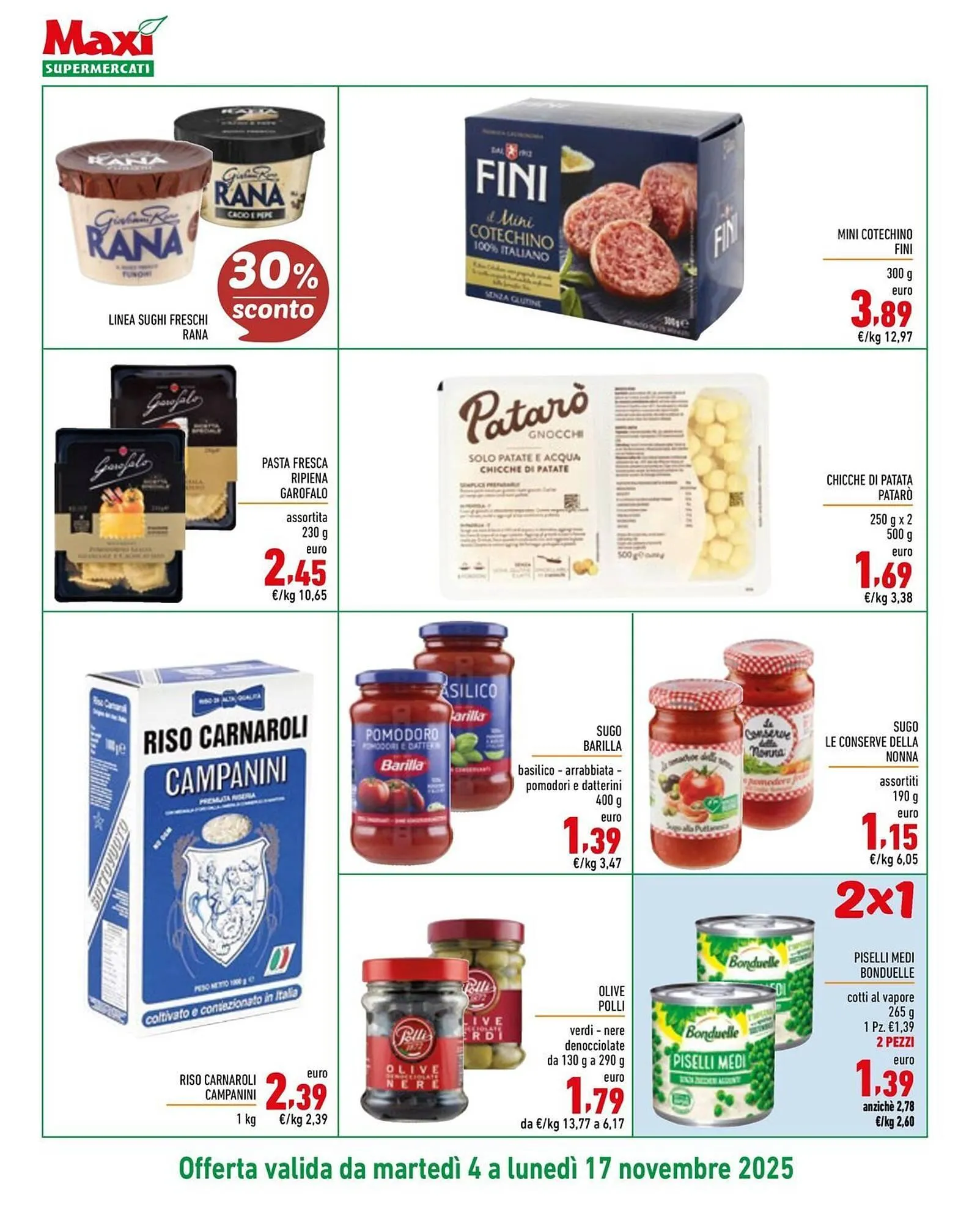 Volantino Maxi Supermercati da 4 novembre a 17 novembre di 2025 - Pagina del volantino 8