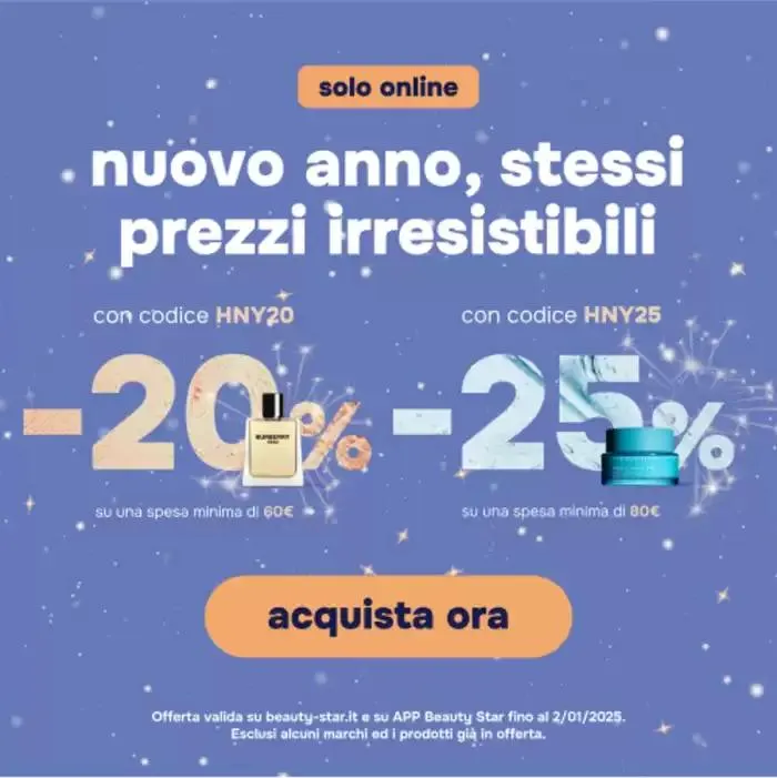Nuovo anno, stessi prezzi irresistibili - 1