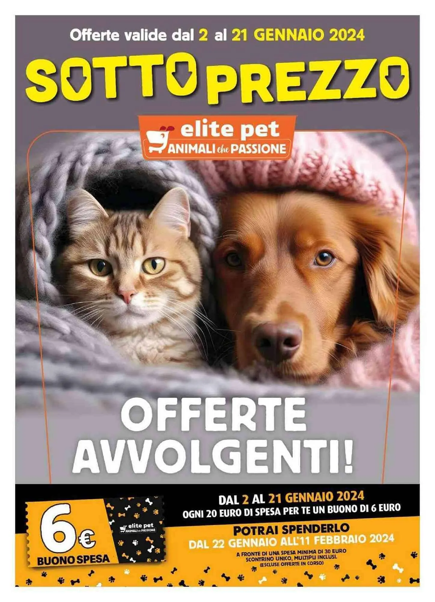 Volantino Elite Pet da 3 gennaio a 21 gennaio di 2024 - Pagina del volantino