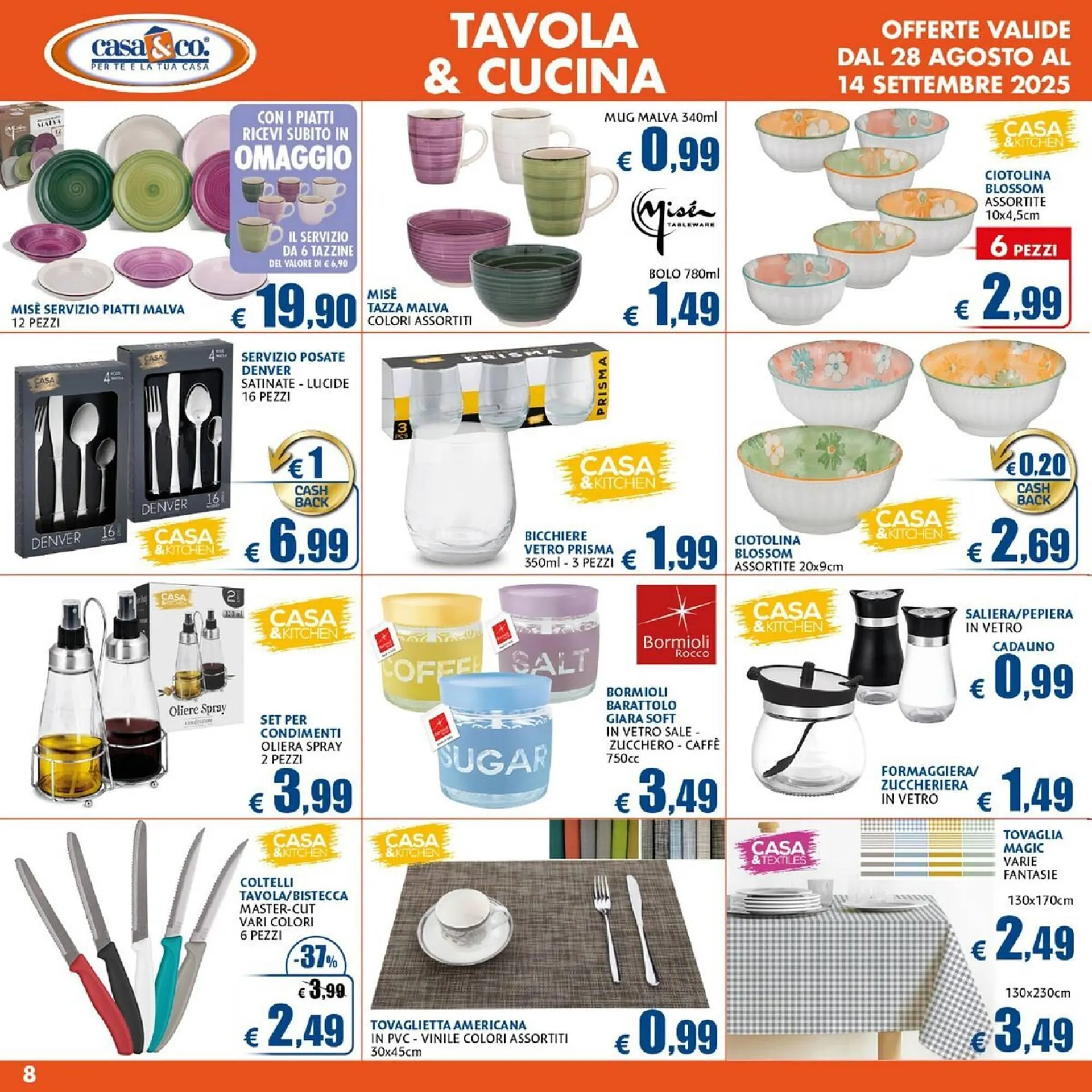 Volantino Casa & Co da 28 agosto a 14 settembre di 2025 - Pagina del volantino 8