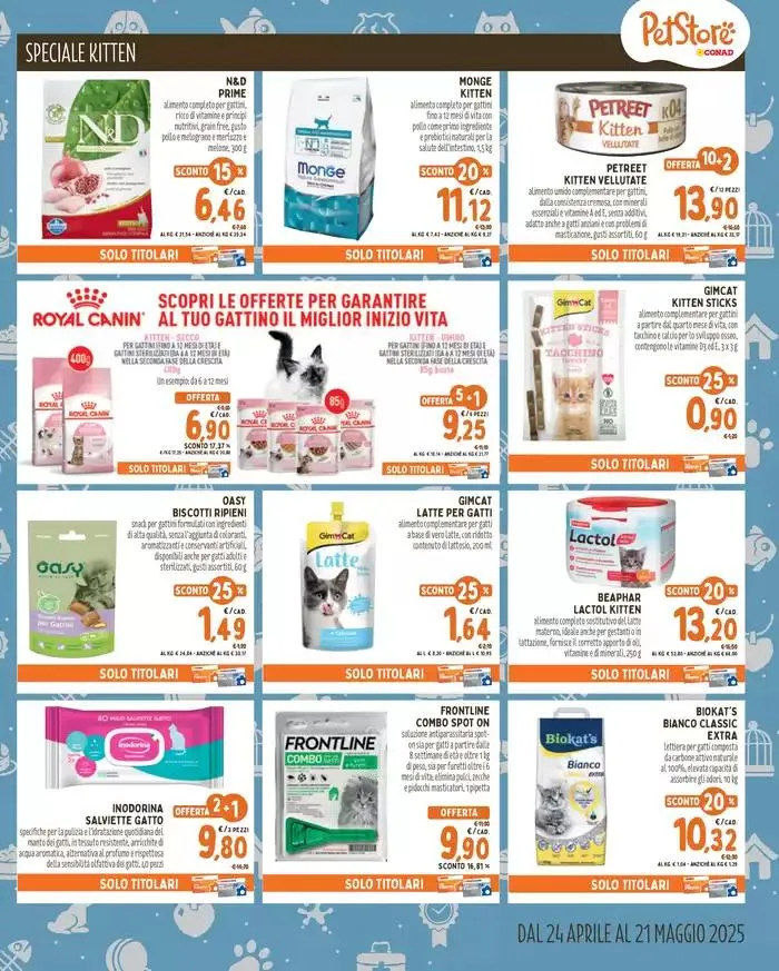 CAMPIONI DI COCCOLE ANCHE SE PICCOLI IL NOSTRO AMORE È GRANDE da 24 aprile a 21 maggio di 2025 - Pagina del volantino 5