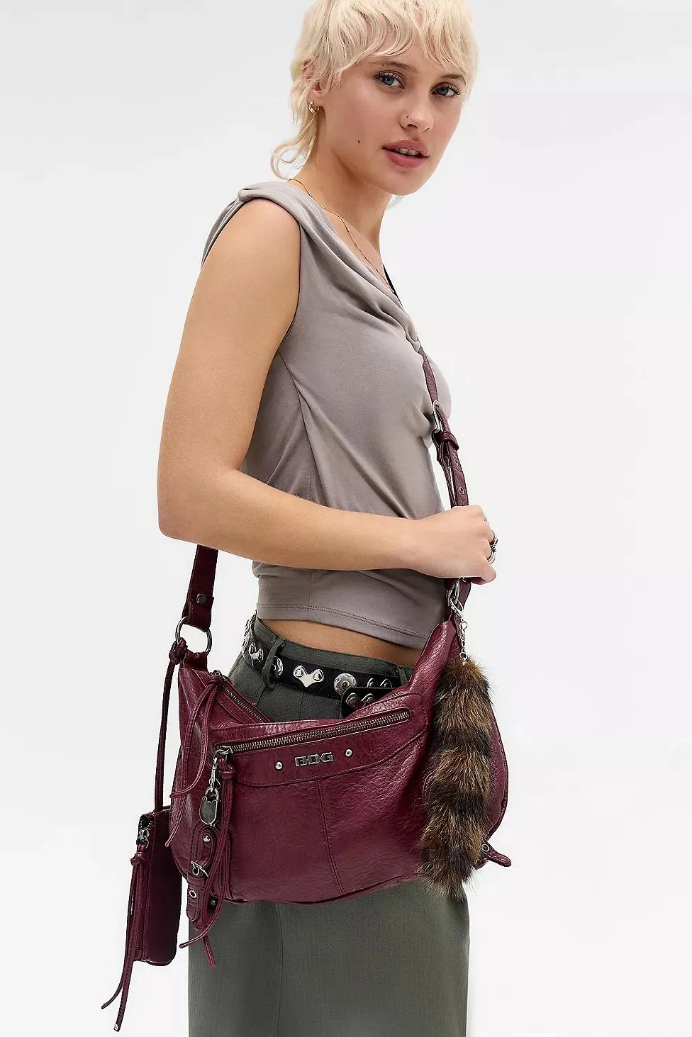 BDG Borsa a Tracolla Lenny in Finta Pelle