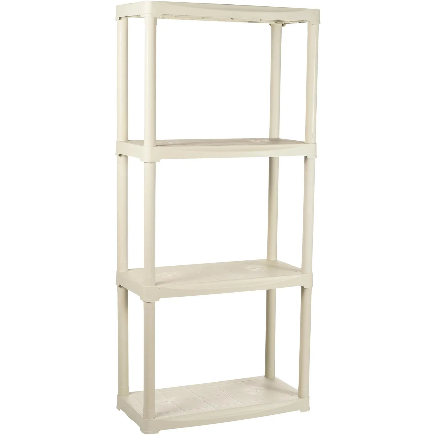 Scaffale a 4 ripiani color ecrù Linea Tempo