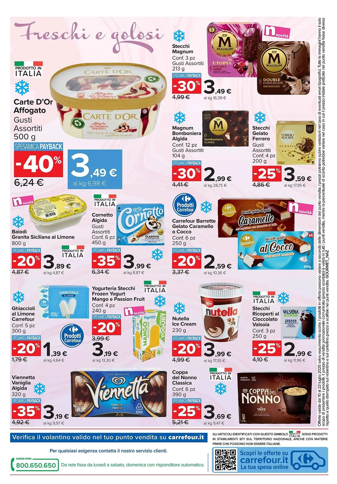 Volantino Carrefour Market da 10 luglio a 23 luglio di 2025 - Pagina del volantino 24