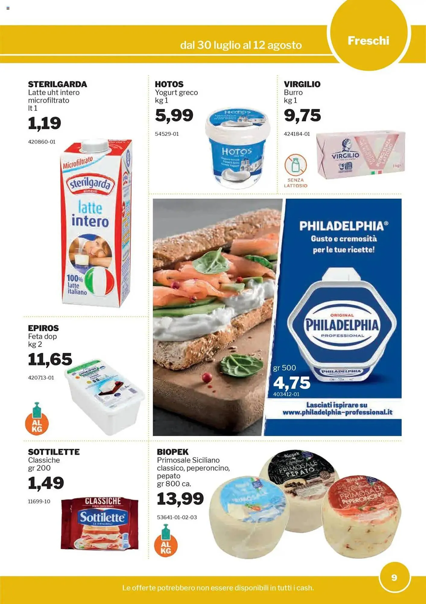 Volantino GrosMarket da 30 luglio a 12 agosto di 2025 - Pagina del volantino 9