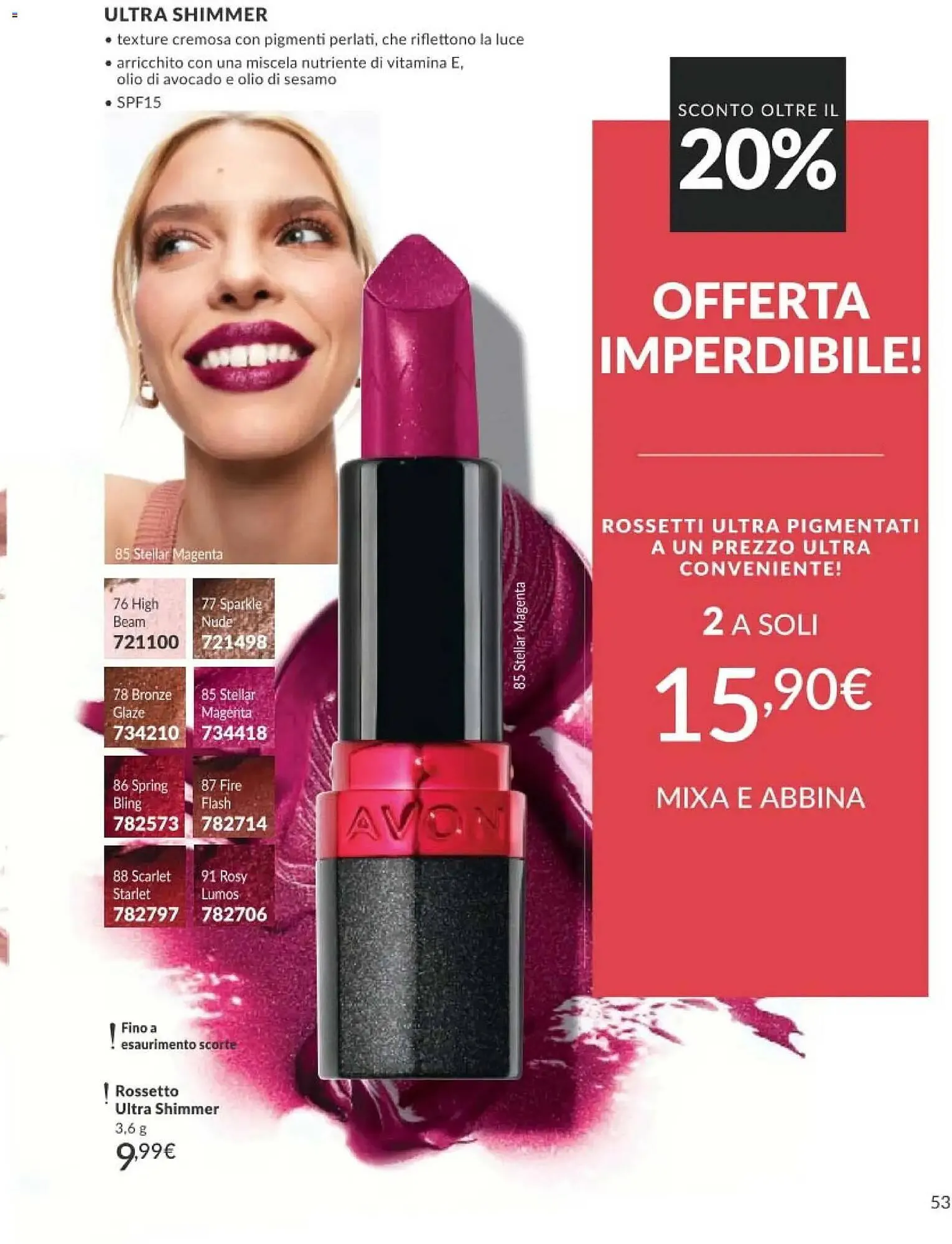 Catalogo Avon da 1 maggio a 31 maggio di 2026 - Pagina del volantino 53