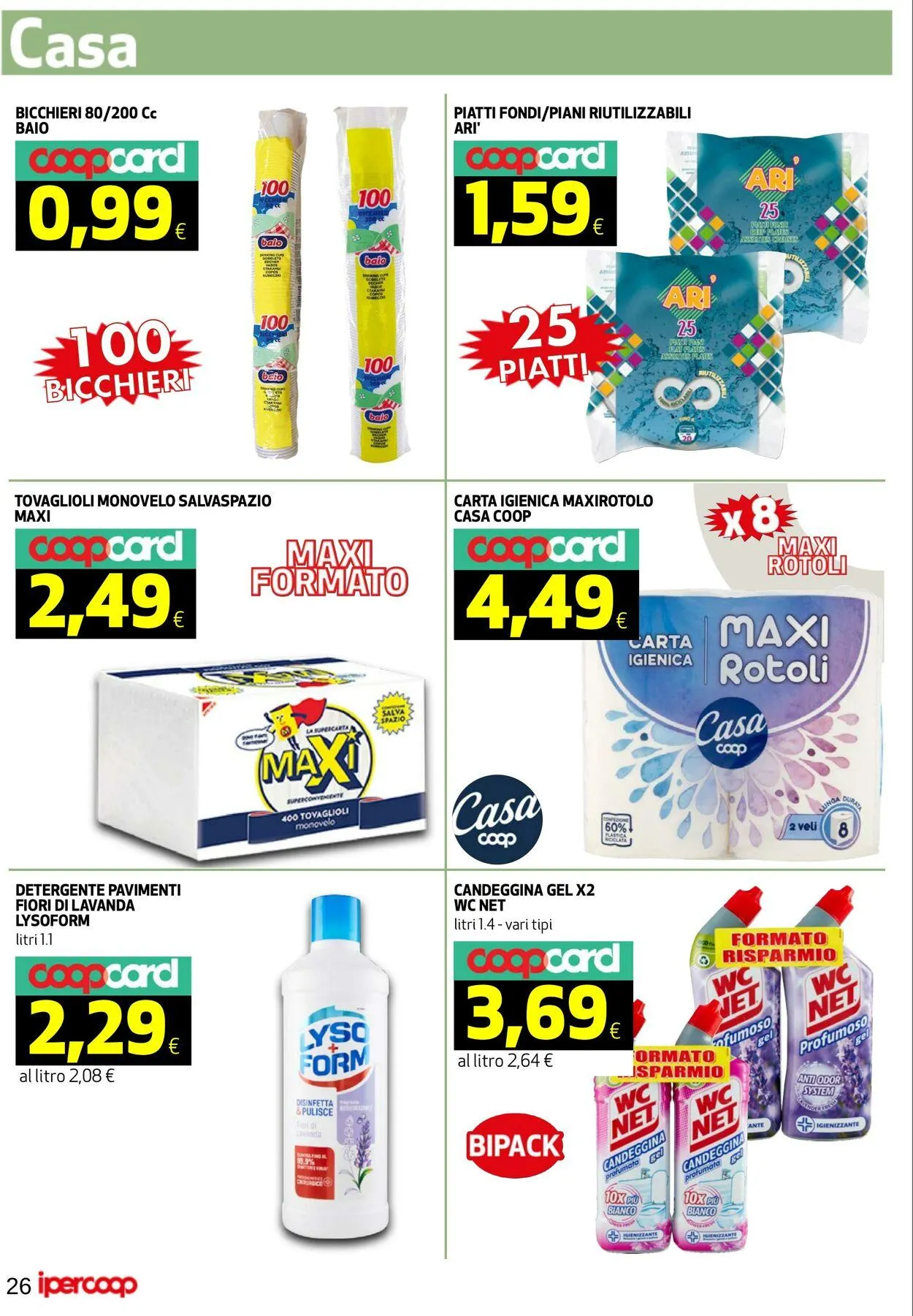 Coop Volantino attuale da 6 agosto a 17 agosto di 2025 - Pagina del volantino 26