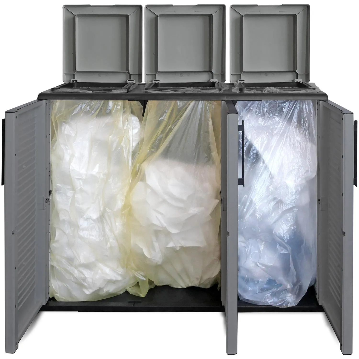 Armadio in polipropilene per raccolta differenziata Linea Easy Eco