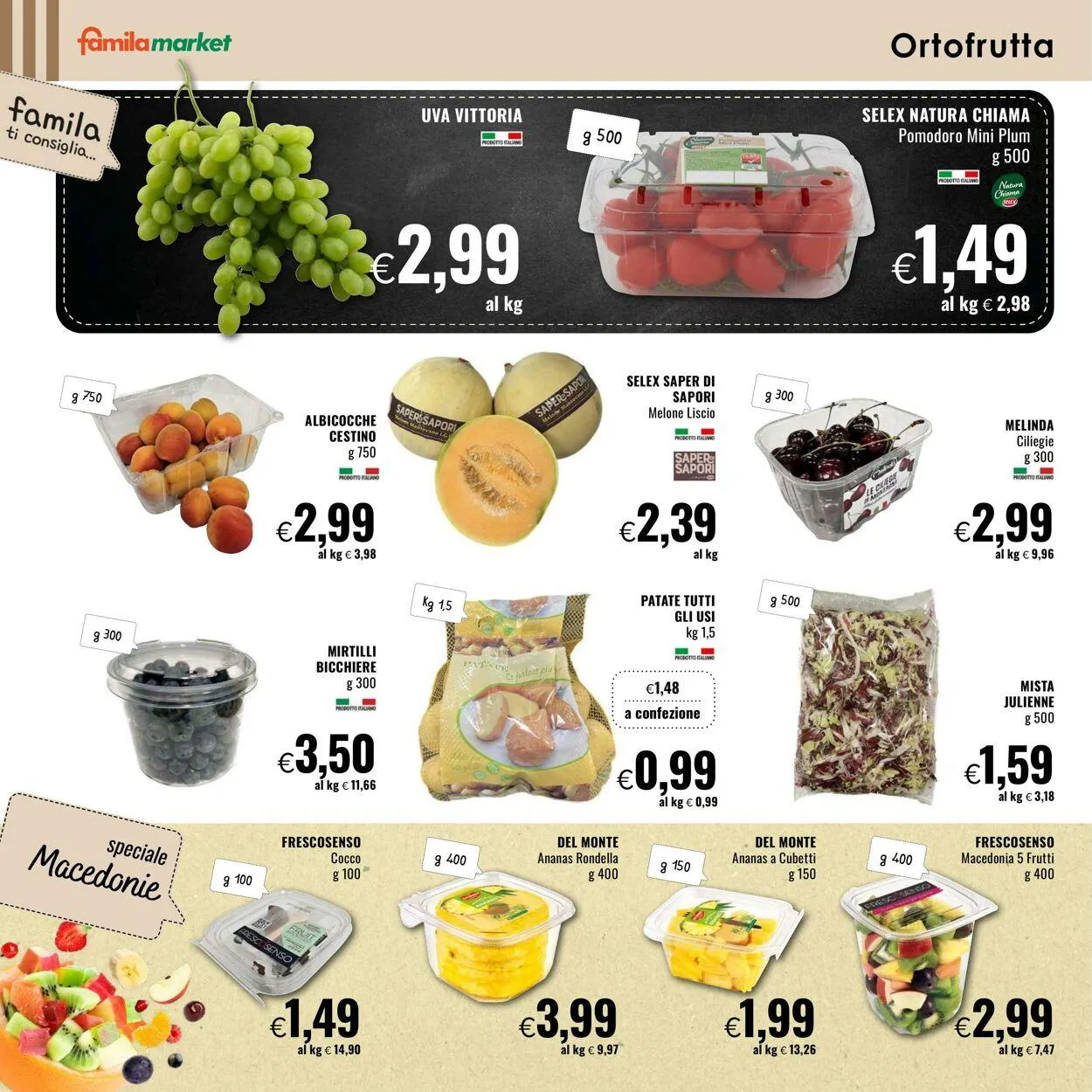 Famila Volantino attuale da 3 luglio a 16 luglio di 2025 - Pagina del volantino 2