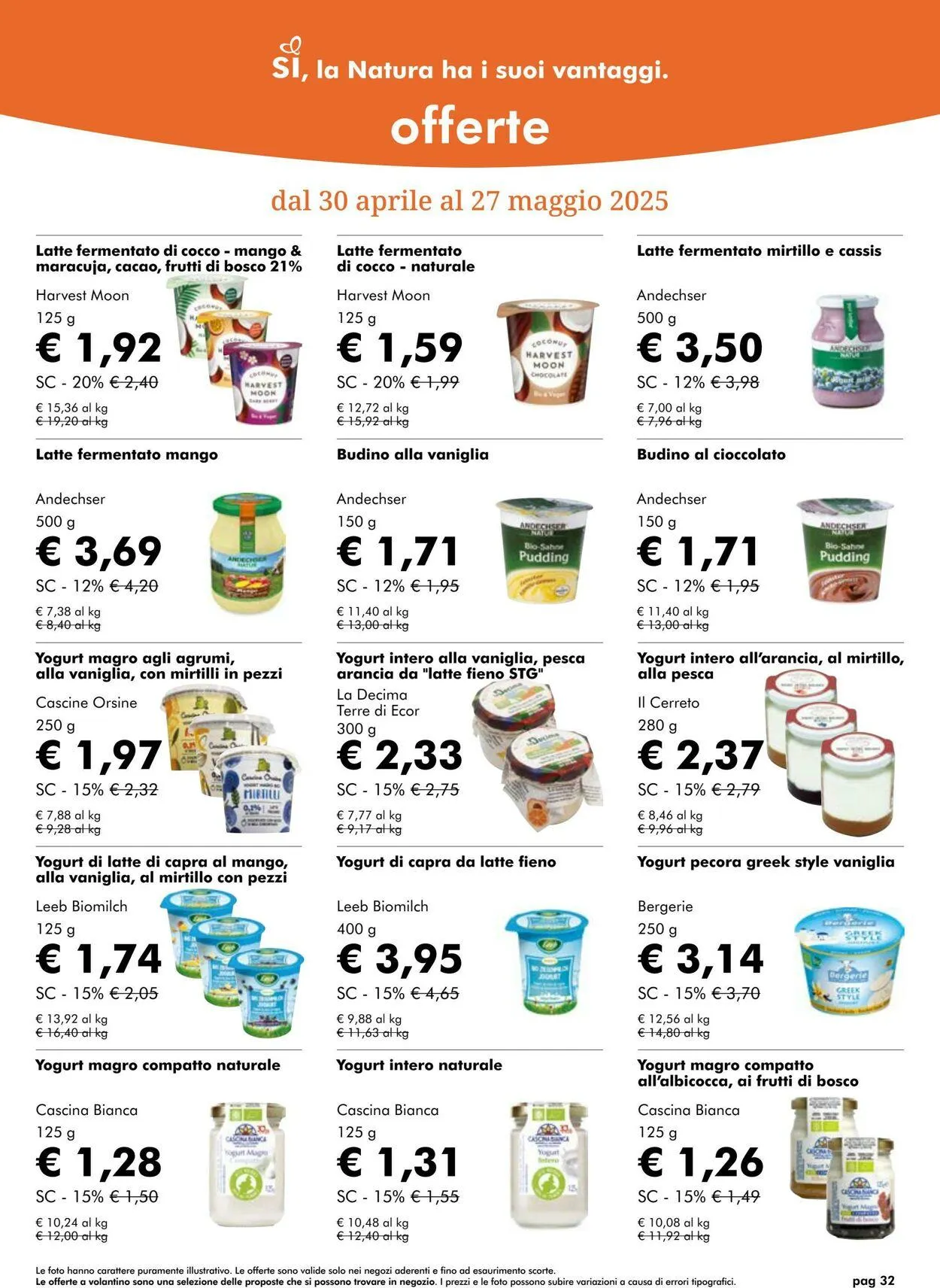Natura Sì Volantino attuale da 27 maggio a 10 giugno di 2025 - Pagina del volantino 32