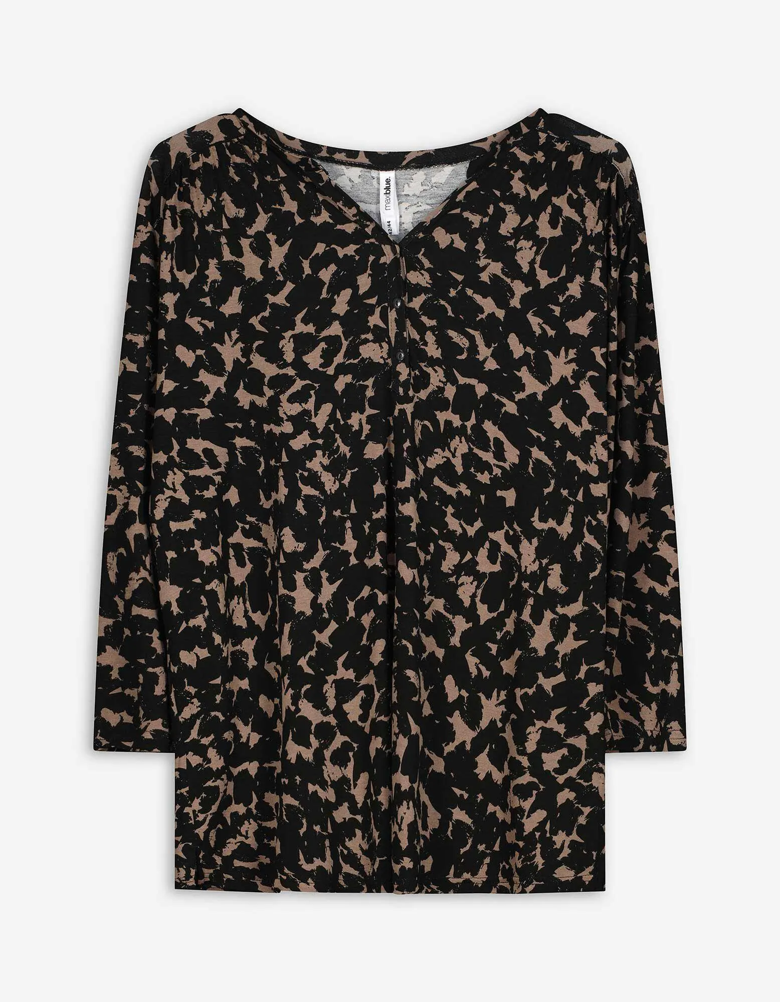 Maglia - Percentuale di viscosa - marrone chiaro