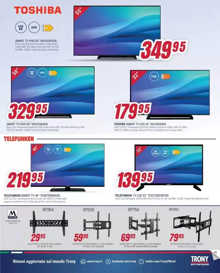 Il regalo lo scegli tu da Trony! da 12 aprile a 7 maggio di 2025 - Pagina del volantino 15