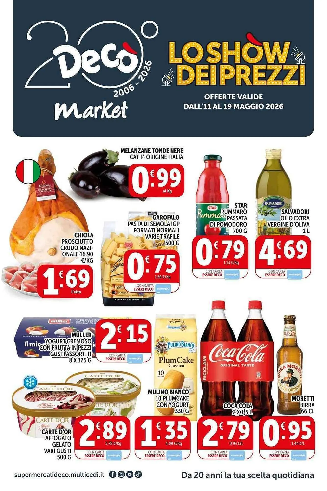 Volantino Deco Supermercati da 11 maggio a 19 maggio di 2026 - Pagina del volantino 1