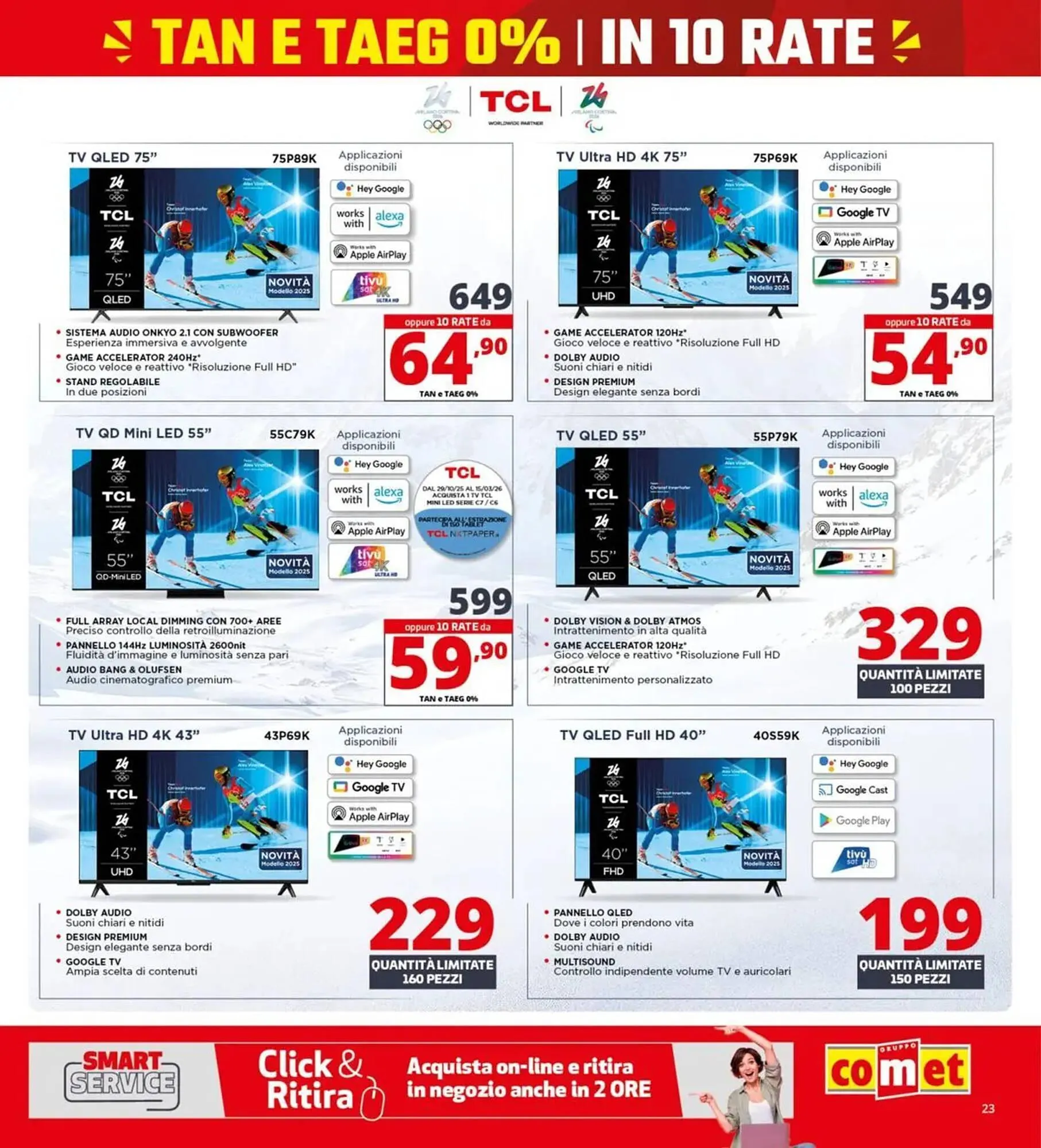 Volantino Comet da 19 febbraio a 4 marzo di 2026 - Pagina del volantino 23