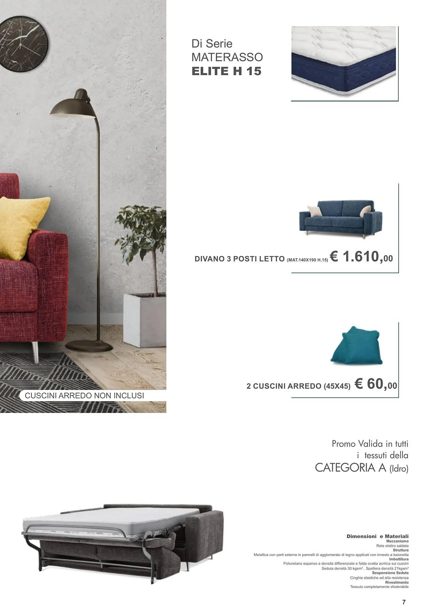 Volantino Outlet Divani da 15 ottobre a 31 dicembre di 2024 - Pagina del volantino 7