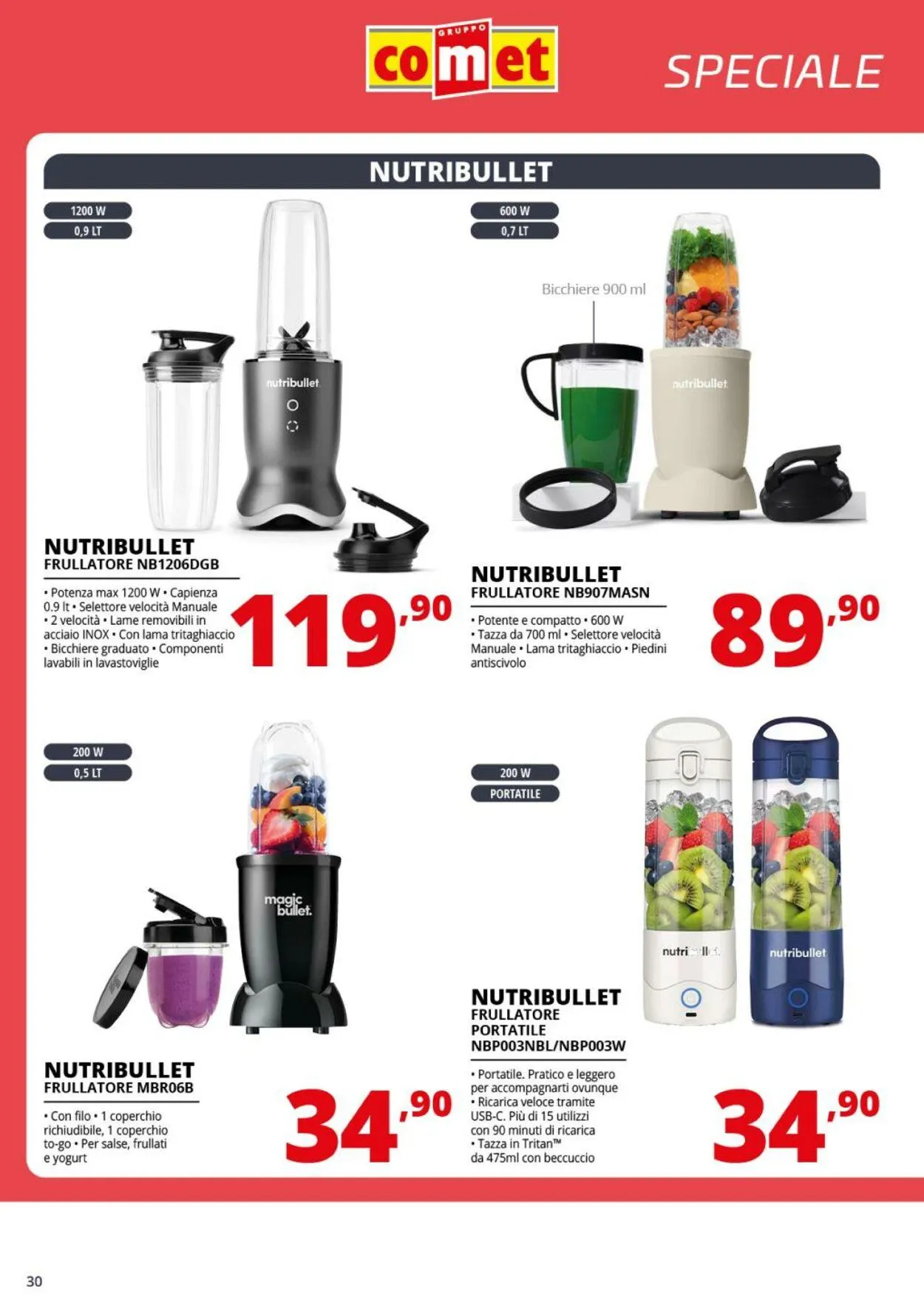 Comet Volantino attuale da 1 agosto a 20 agosto di 2025 - Pagina del volantino 30