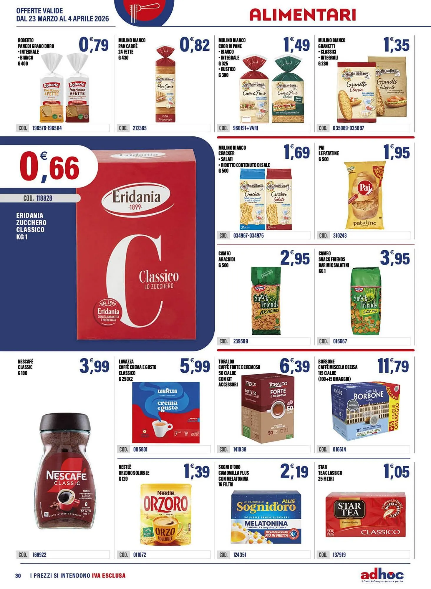 Volantino Adhoc da 23 marzo a 4 aprile di 2026 - Pagina del volantino 30