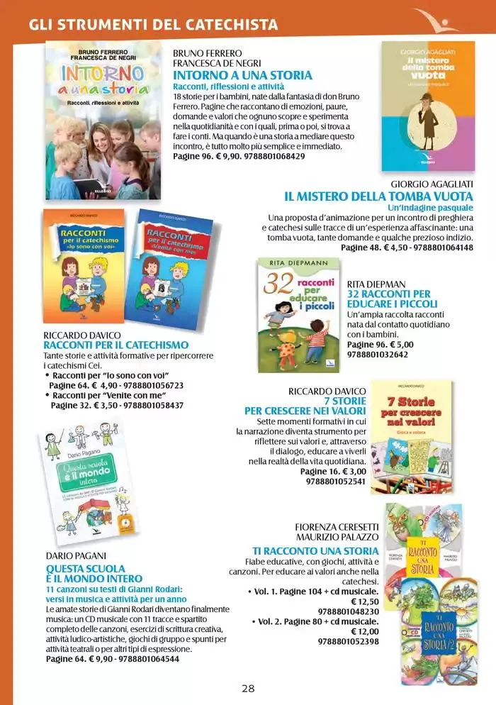  Catechismi & susssidi da 13 gennaio a 31 dicembre di 2025 - Pagina del volantino 28