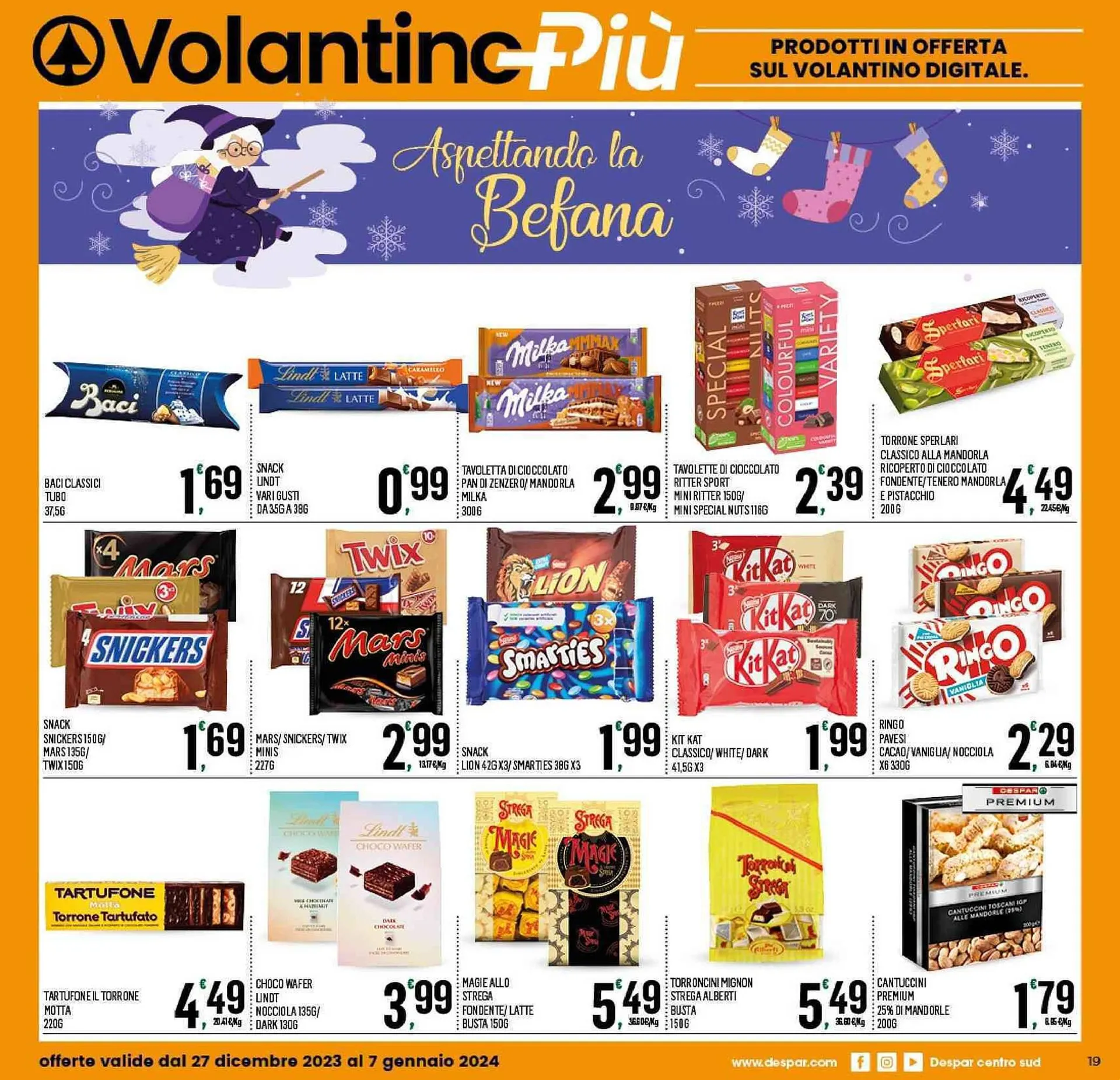 Volantino Despar da 27 dicembre a 7 gennaio di 2024 - Pagina del volantino 19