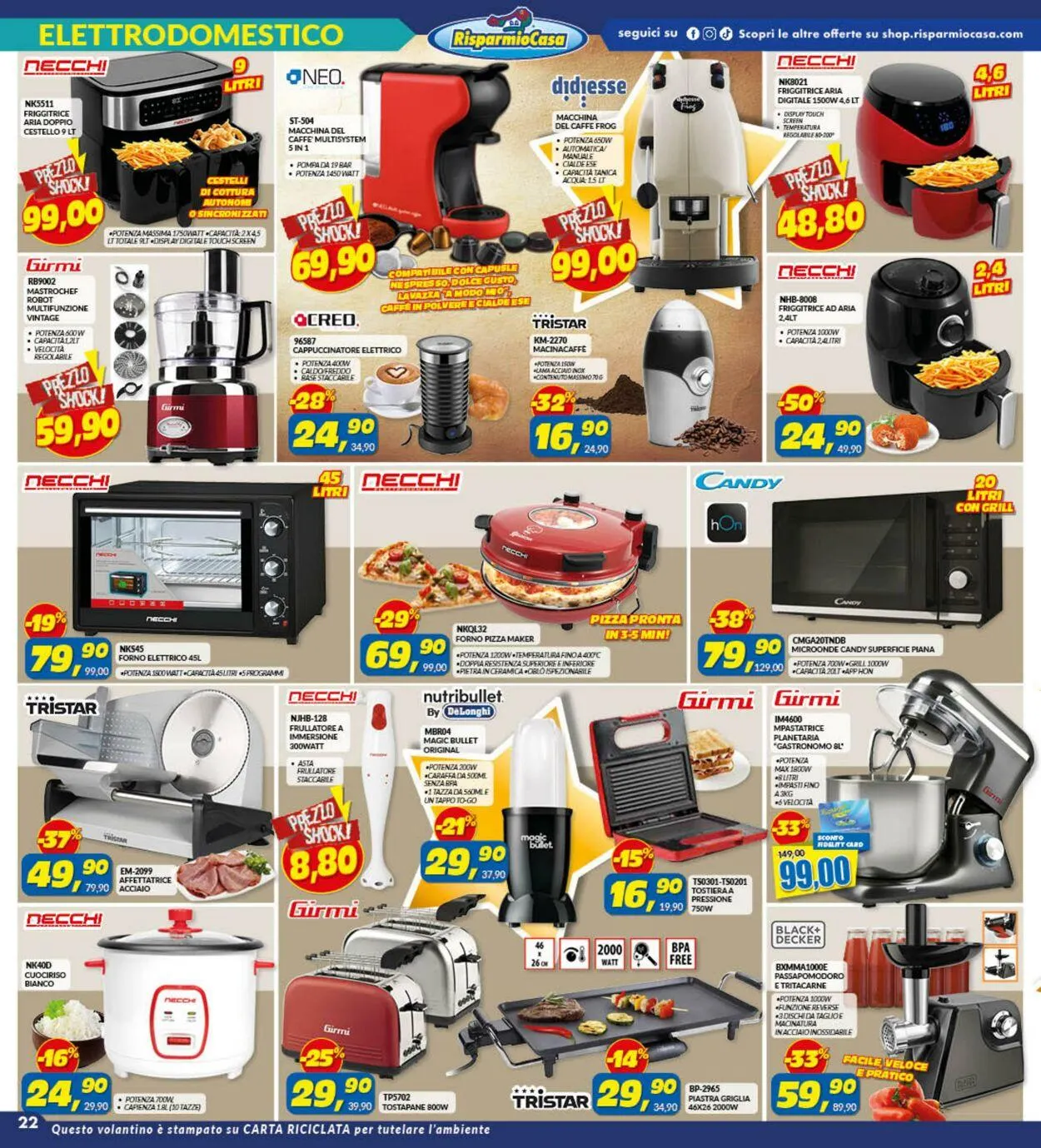 Risparmio Casa Volantino attuale da 22 aprile a 28 aprile di 2024 - Pagina del volantino 22
