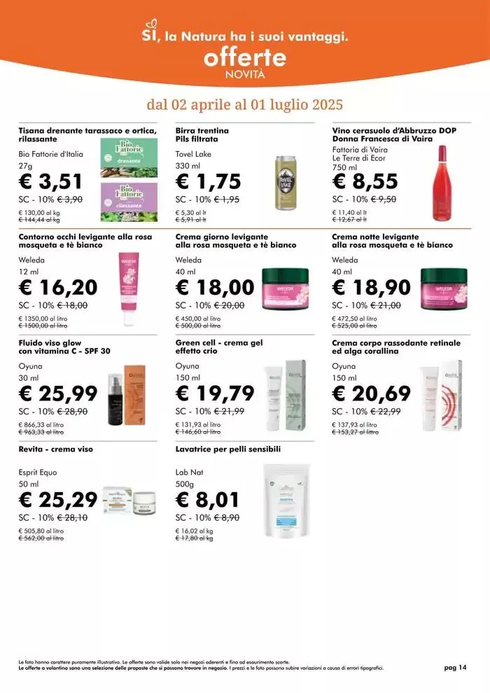 Offerte Aprile 2025 da 1 aprile a 30 aprile di 2025 - Pagina del volantino 14