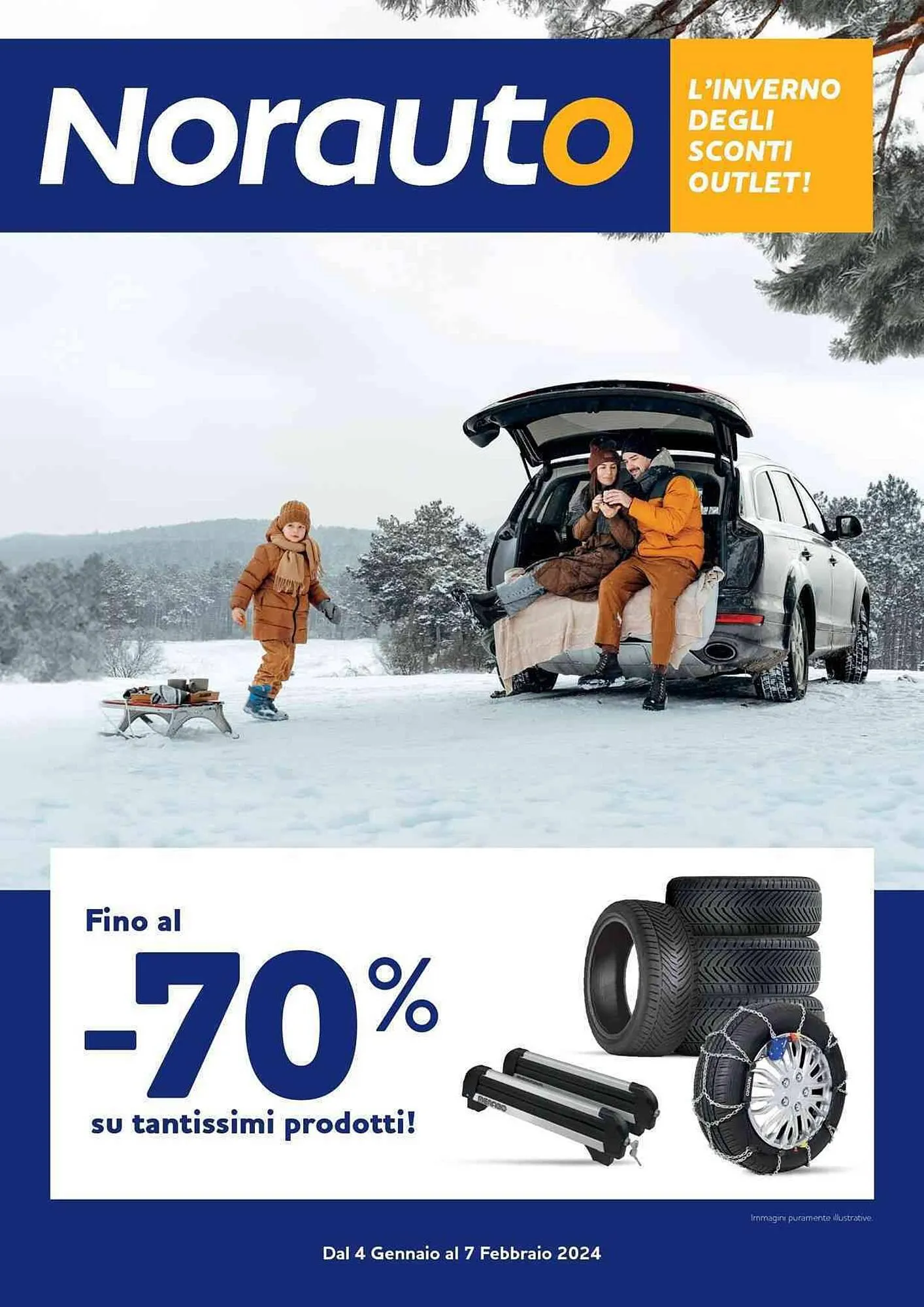 Volantino Norauto da 4 gennaio a 7 febbraio di 2024 - Pagina del volantino