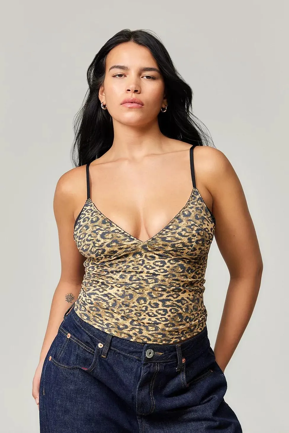 Out From Under Je T'aime Leopard Print Cami