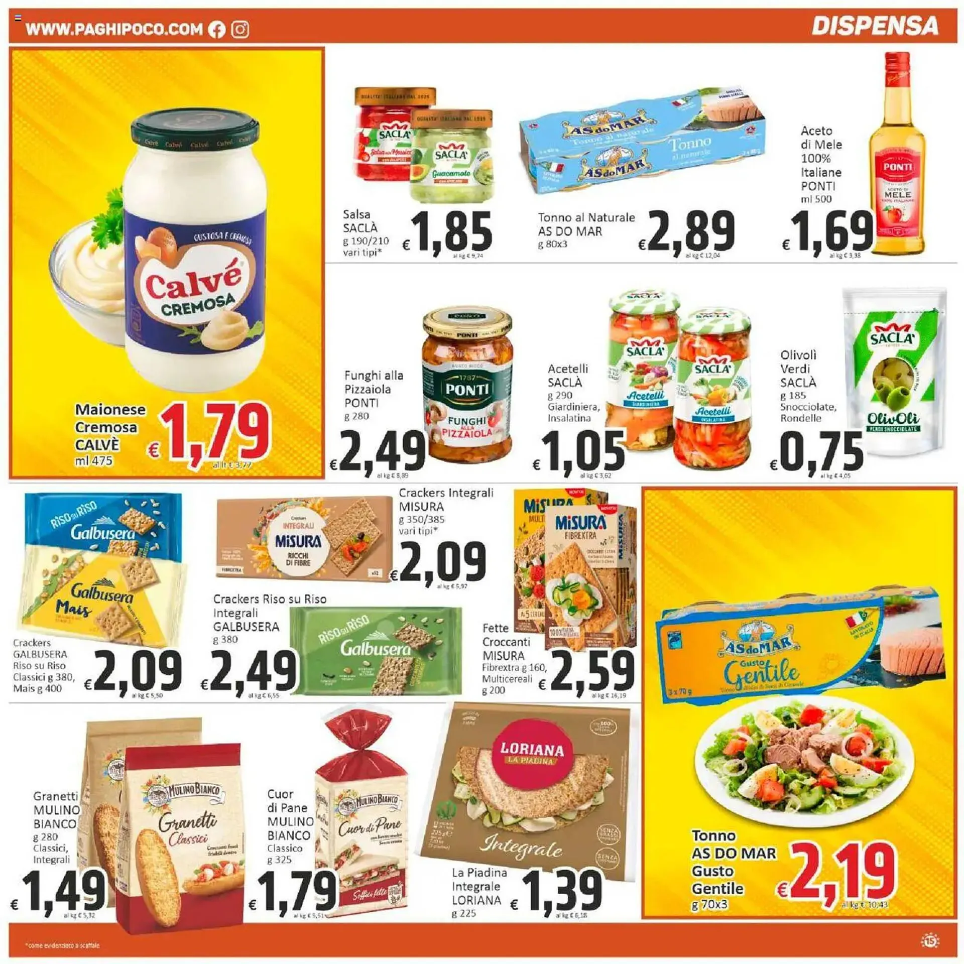 Volantino Paghi Poco da 20 ottobre a 29 ottobre di 2025 - Pagina del volantino 15