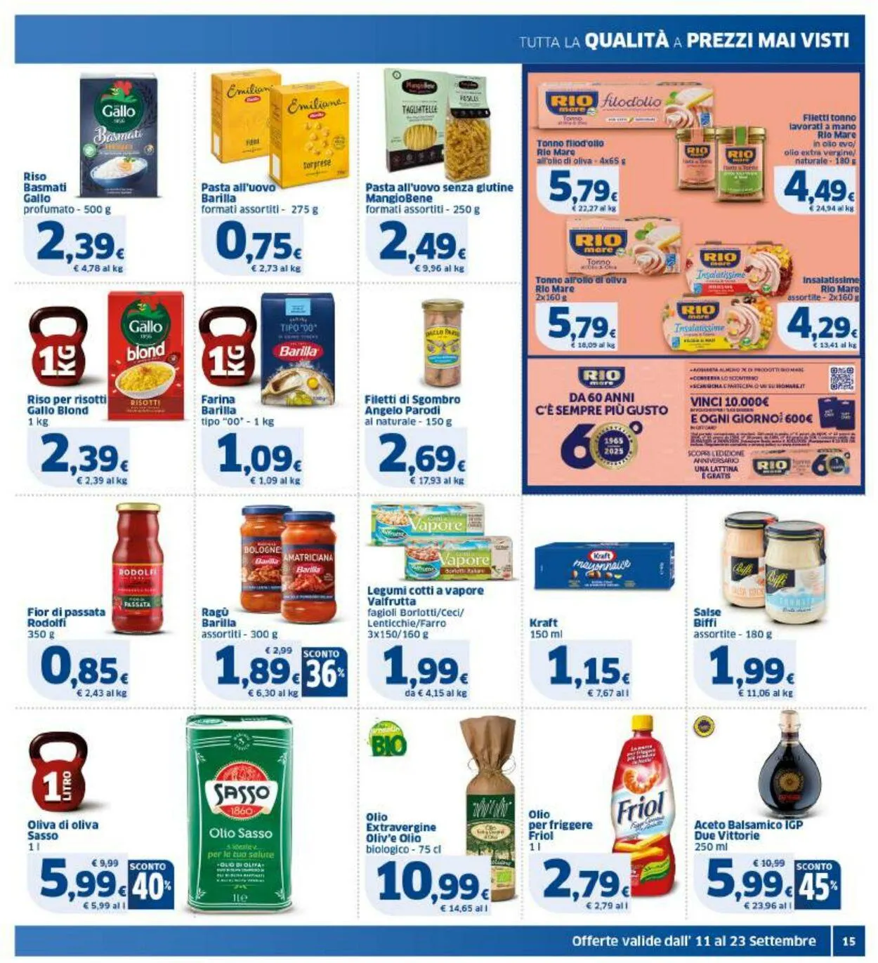 Sigma - Bologna Volantino attuale da 11 settembre a 23 settembre di 2025 - Pagina del volantino 15