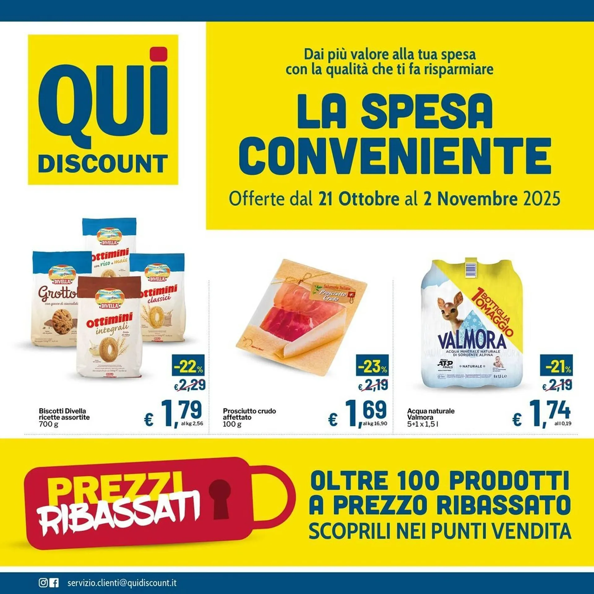 Volantino Qui Discount da 21 ottobre a 2 novembre di 2025 - Pagina del volantino 2