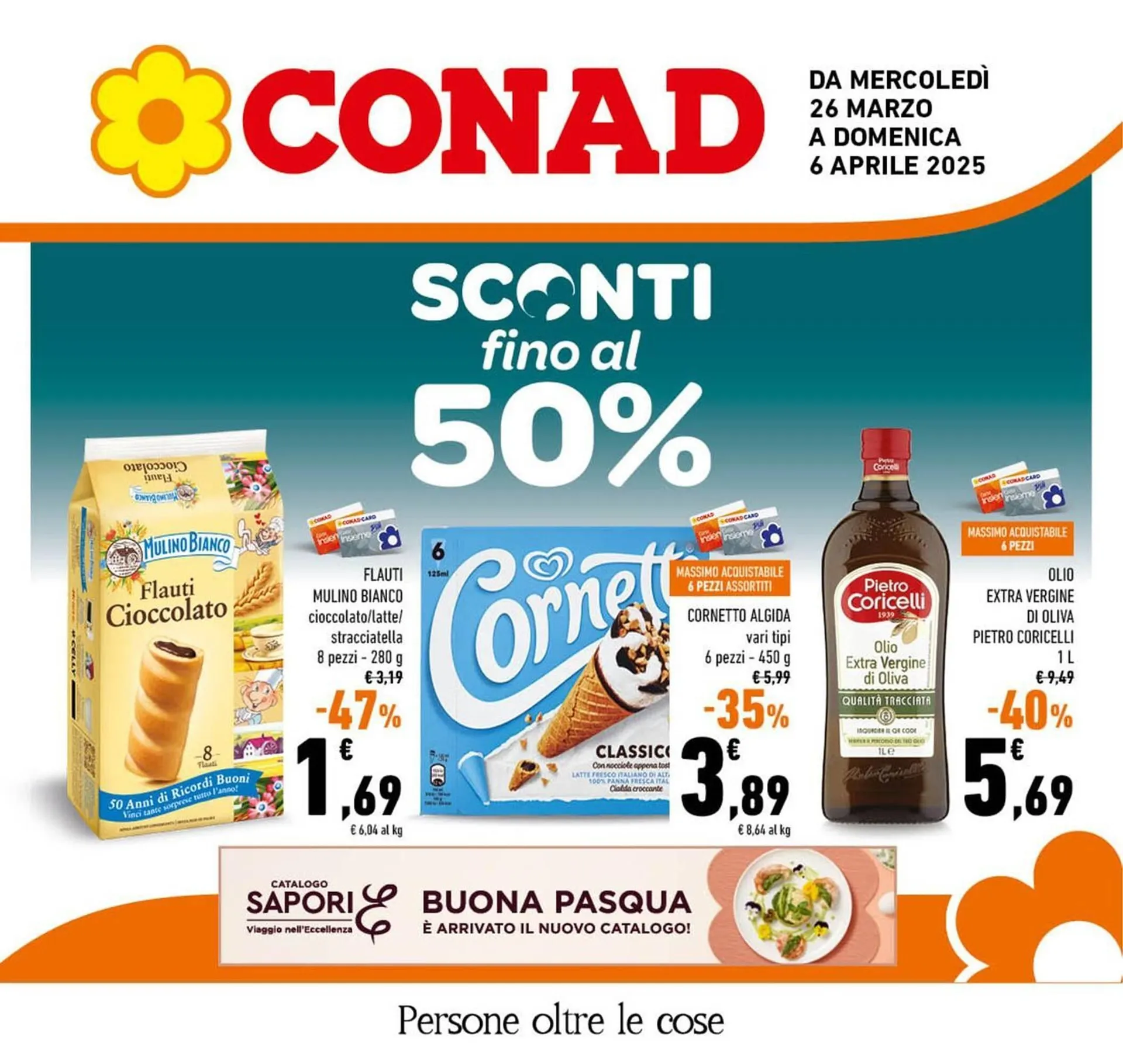 Volantino Conad da 26 marzo a 6 aprile di 2025 - Pagina del volantino 1
