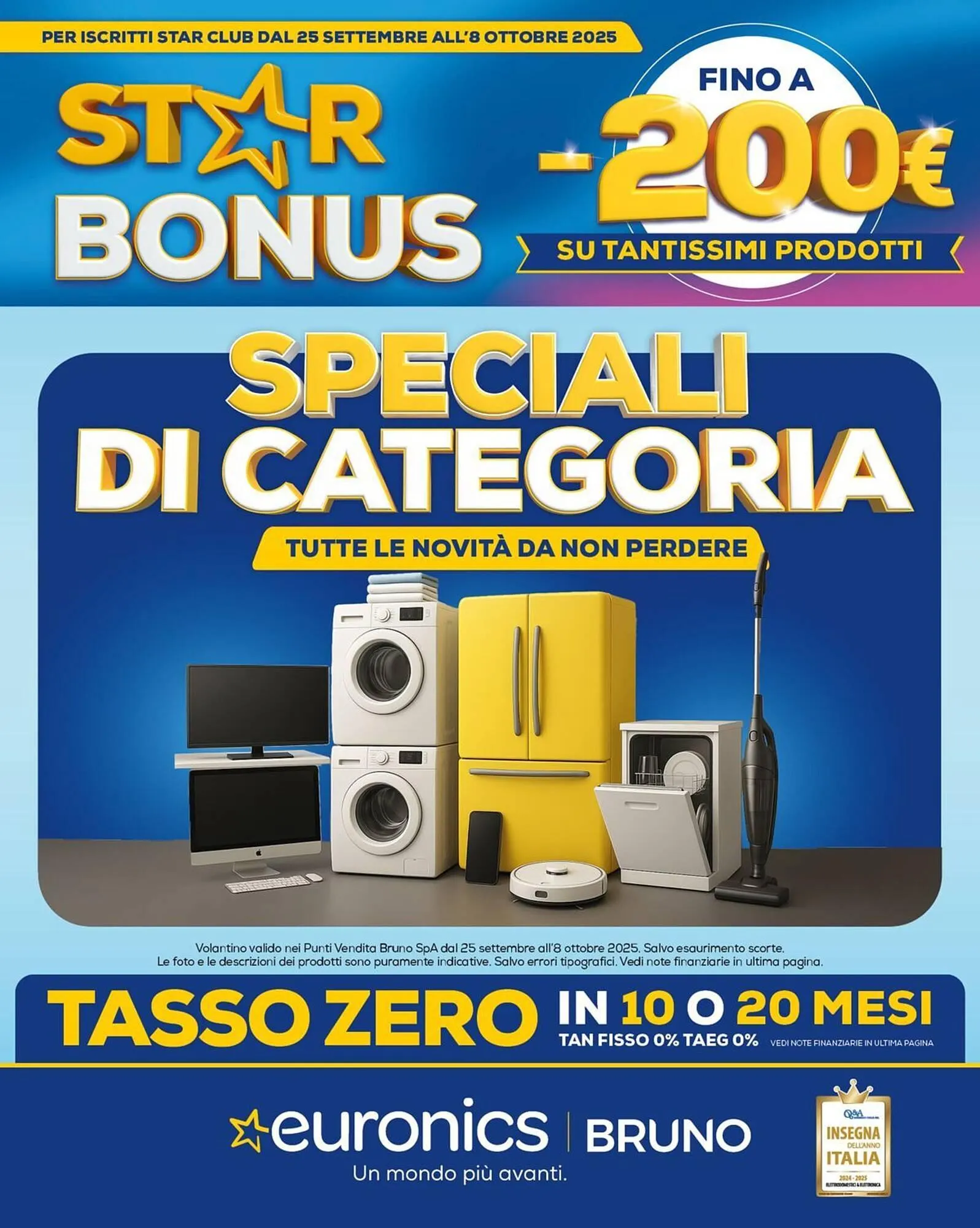 Volantino Euronics da 25 settembre a 8 ottobre di 2025 - Pagina del volantino 1