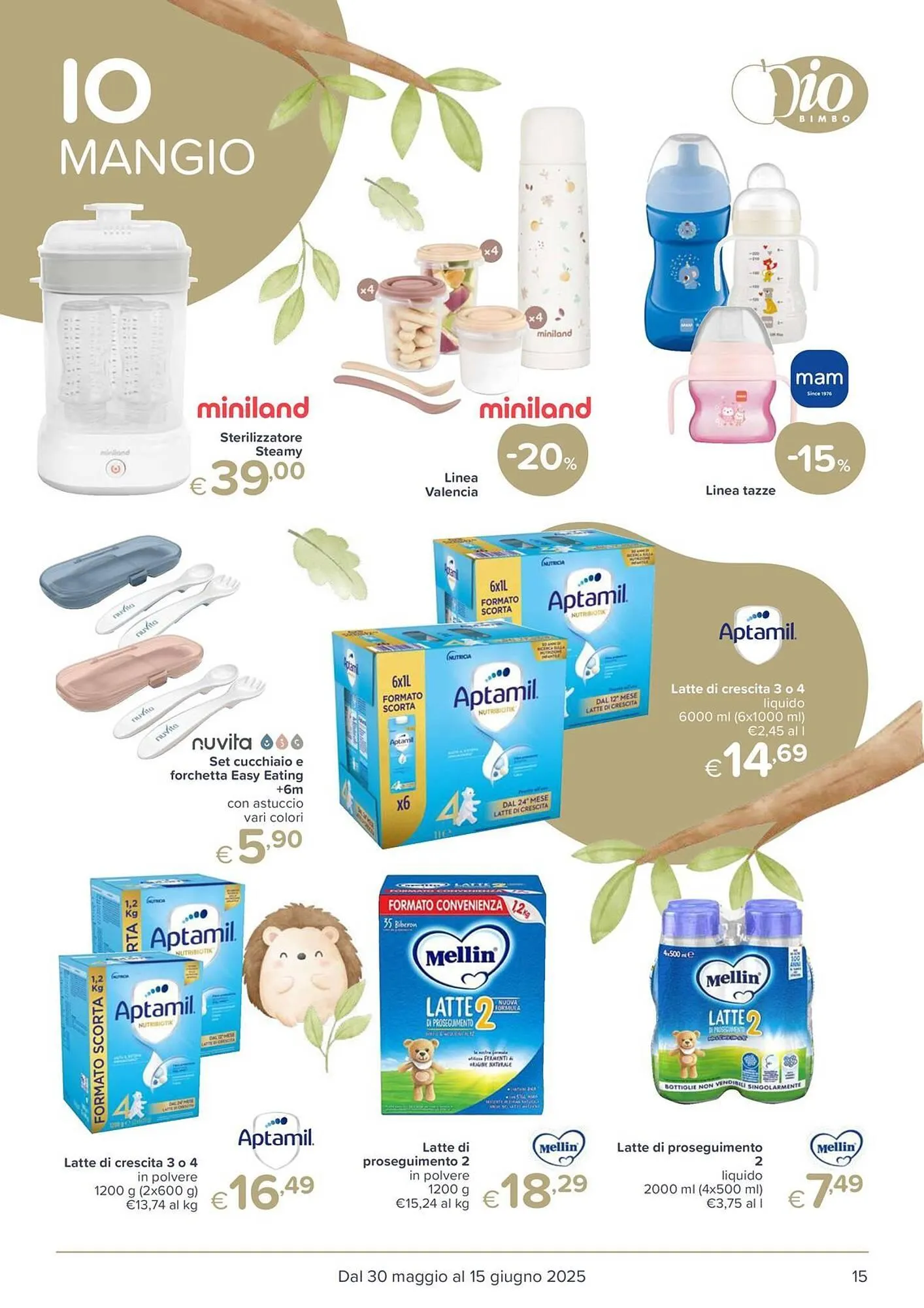 Volantino Io Bimbo da 30 maggio a 15 giugno di 2025 - Pagina del volantino 15