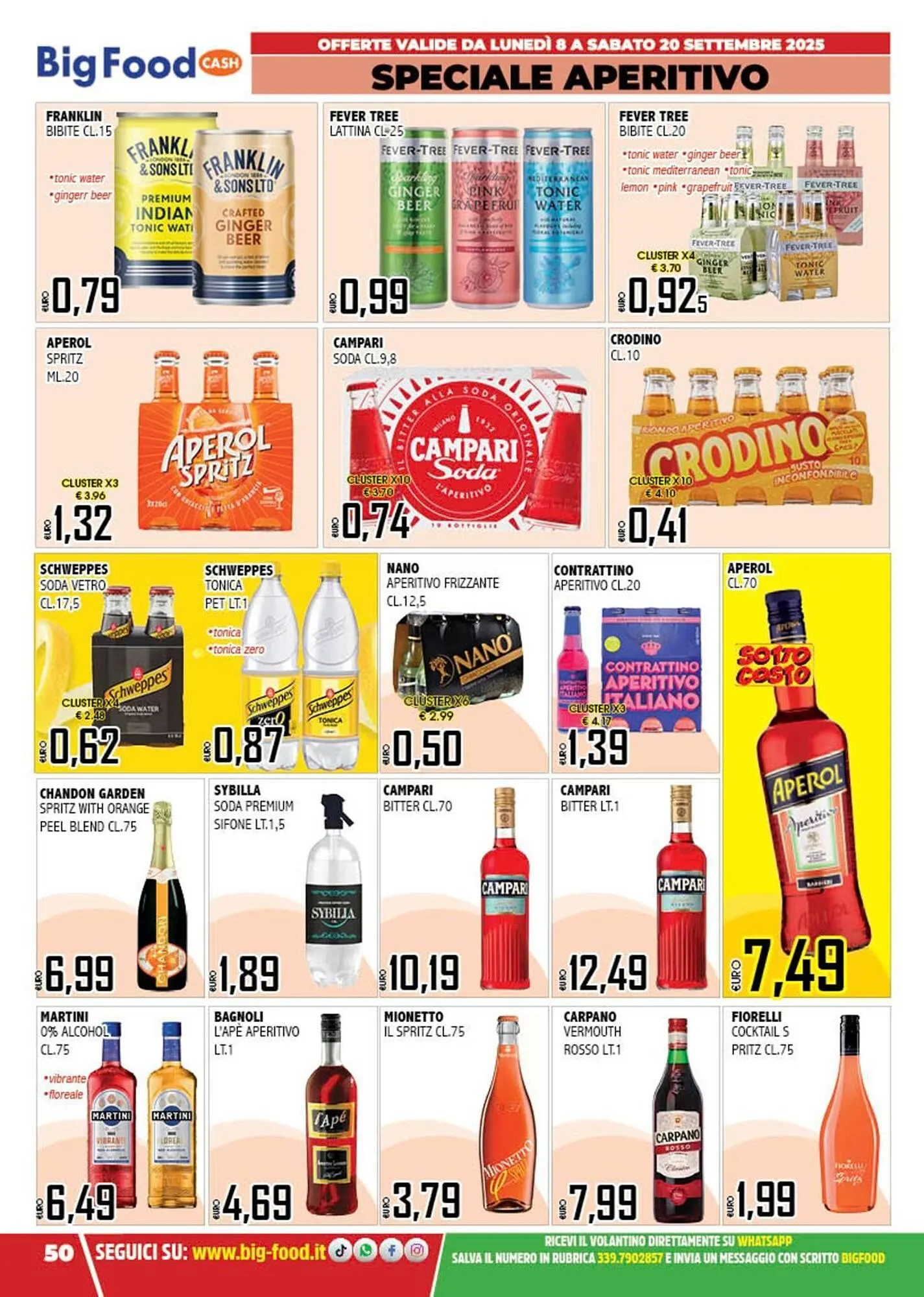 Volantino Big Food da 8 settembre a 20 settembre di 2025 - Pagina del volantino 50