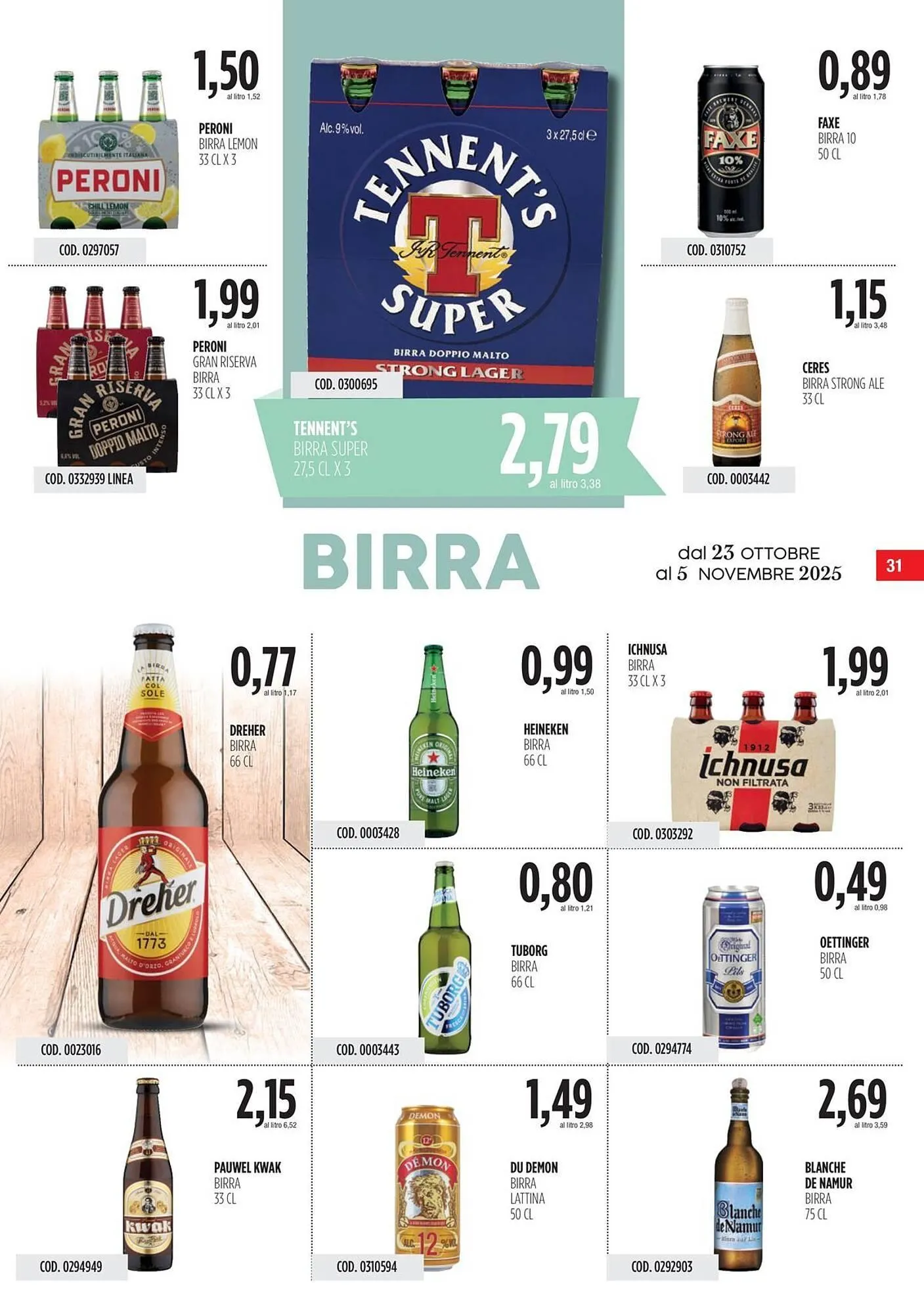 Volantino Carico Cash & Carry da 23 ottobre a 5 novembre di 2025 - Pagina del volantino 31